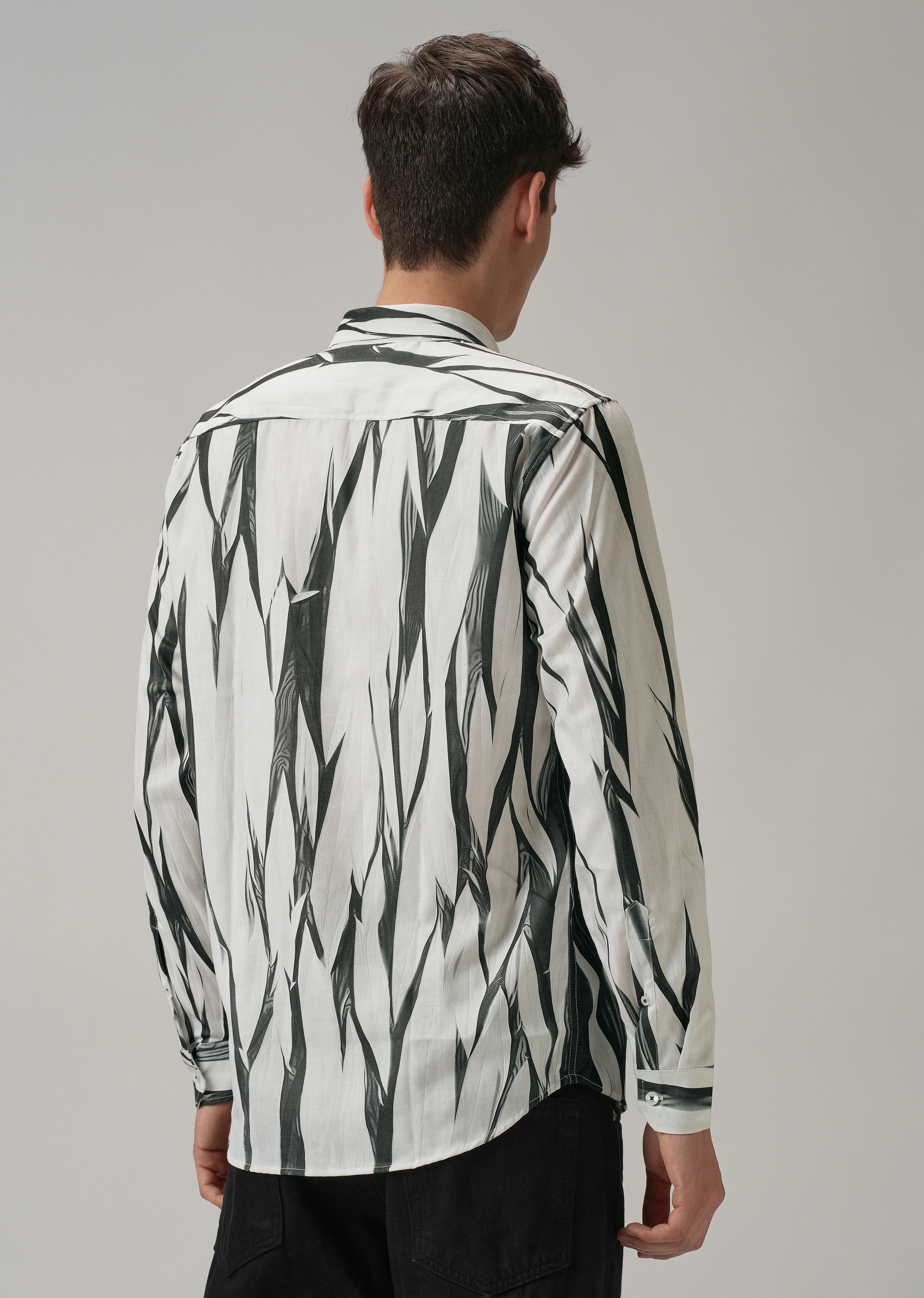 Abstract Black Shirt - Image 2