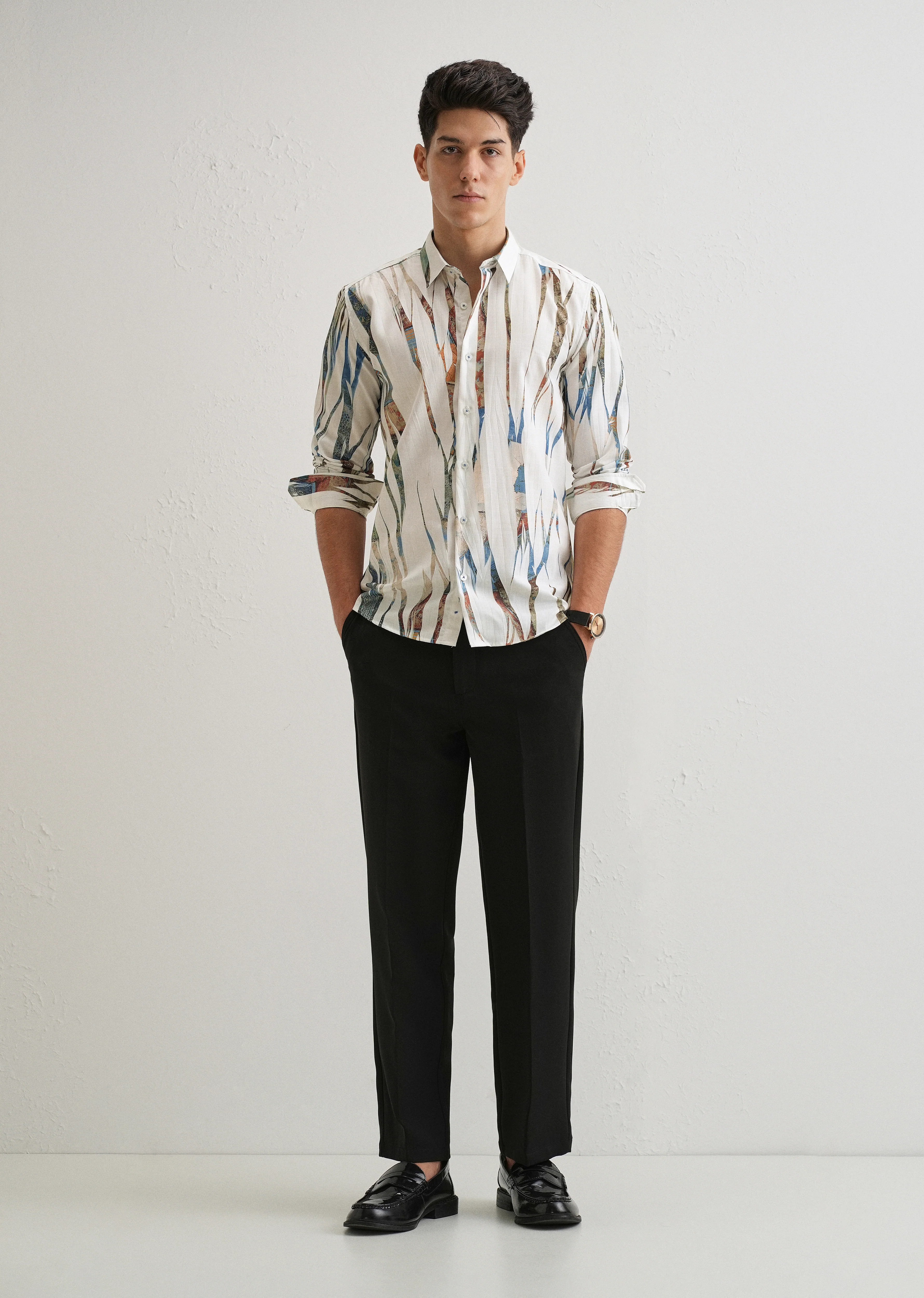 Abstract Brushstroke Shirt - Image 6