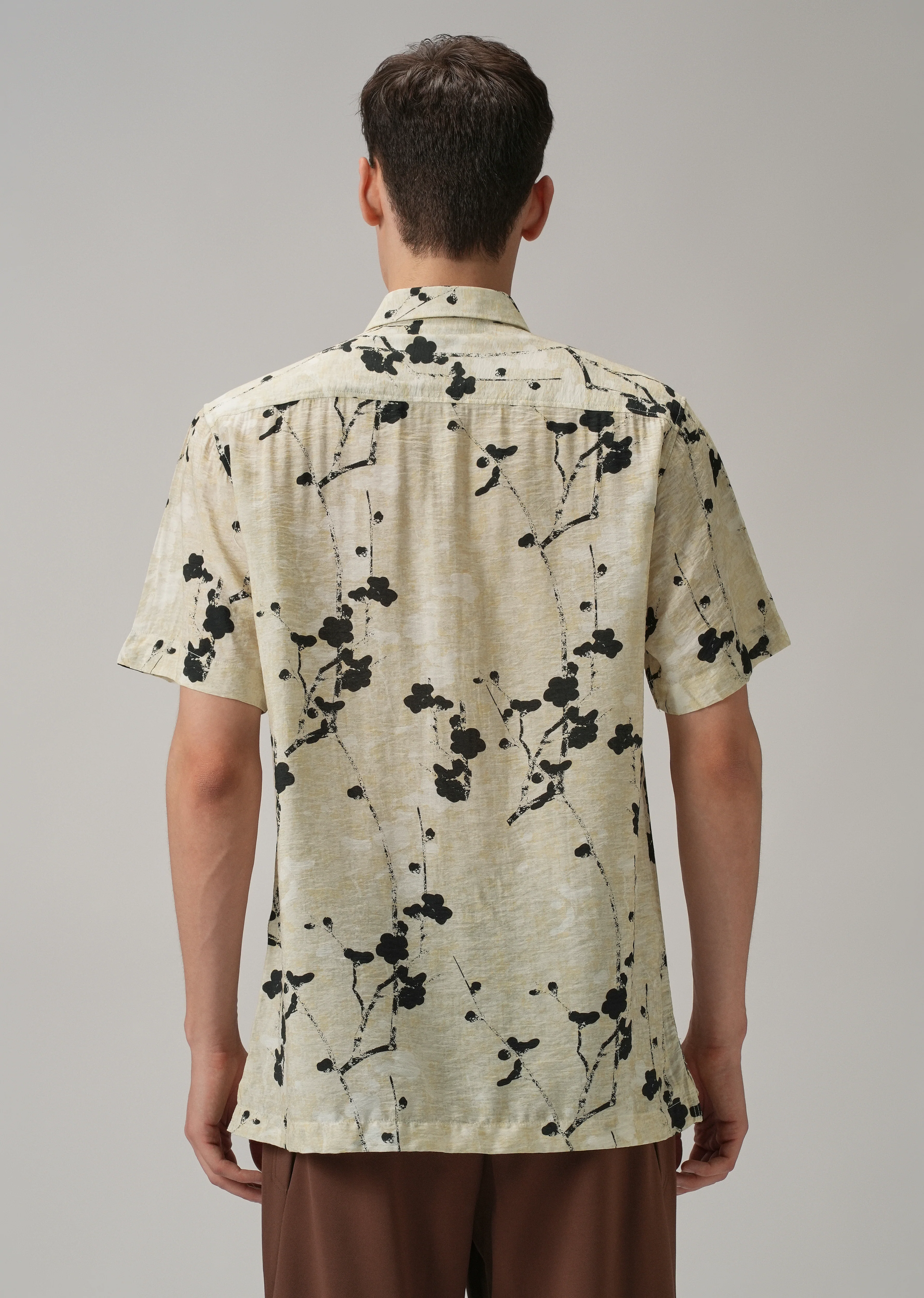 Abstract Flora Printed Shirt - Image 2