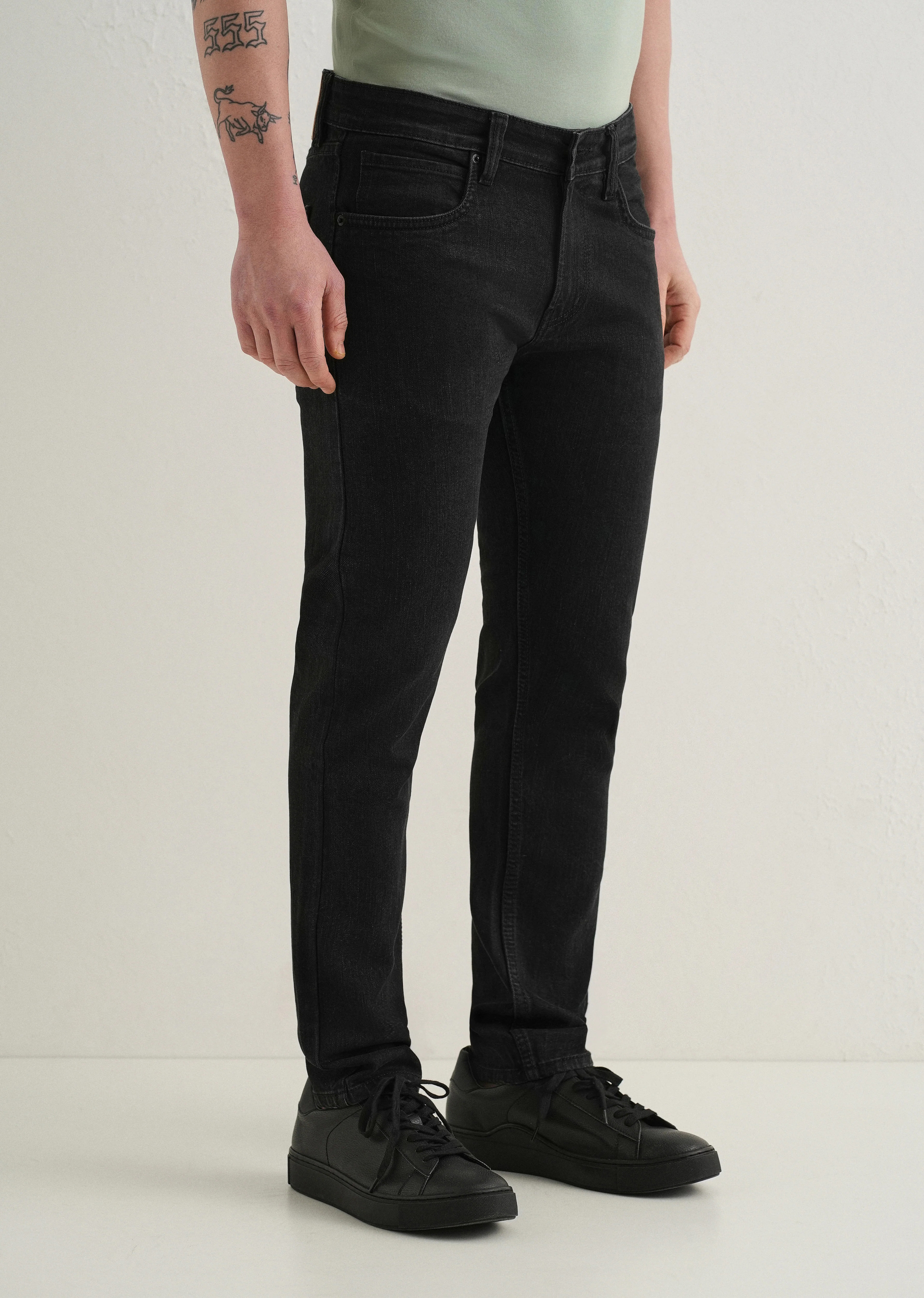 Abyss Black Slim Fit Jeans - Image 4