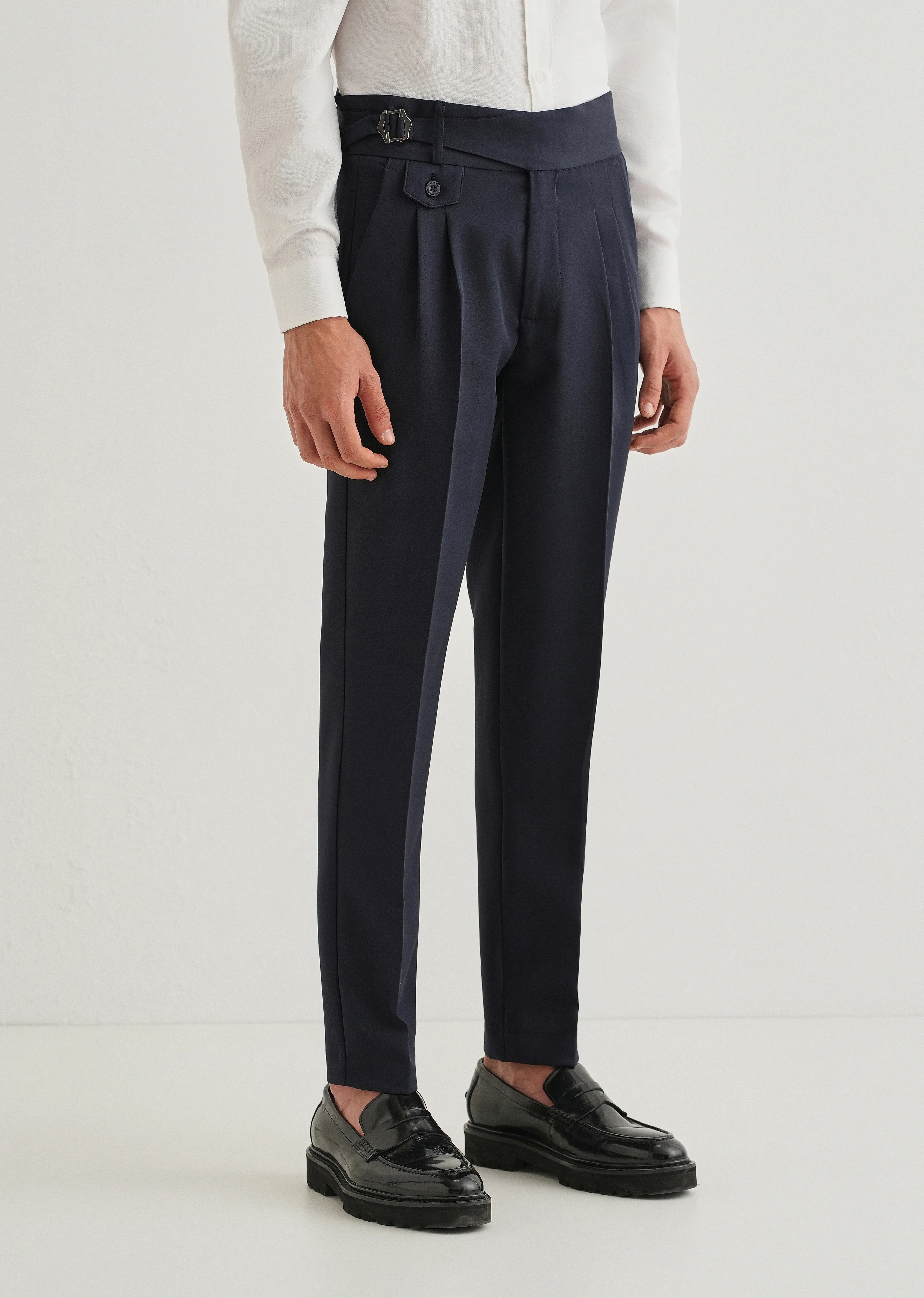 Abyss Blue Gurkha Pant - Image 7