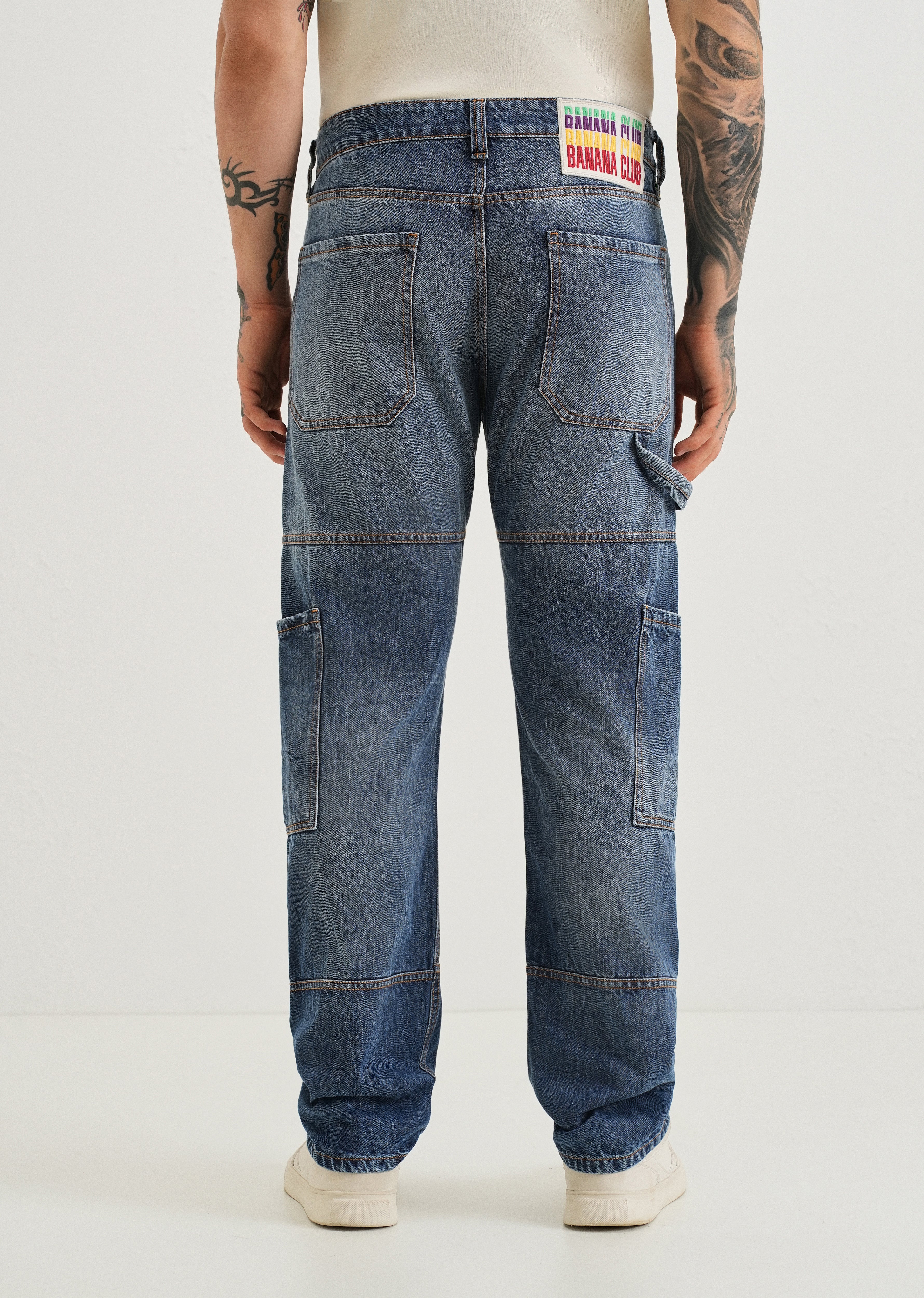 Aero Blue Baggy fit Jeans - Image 2