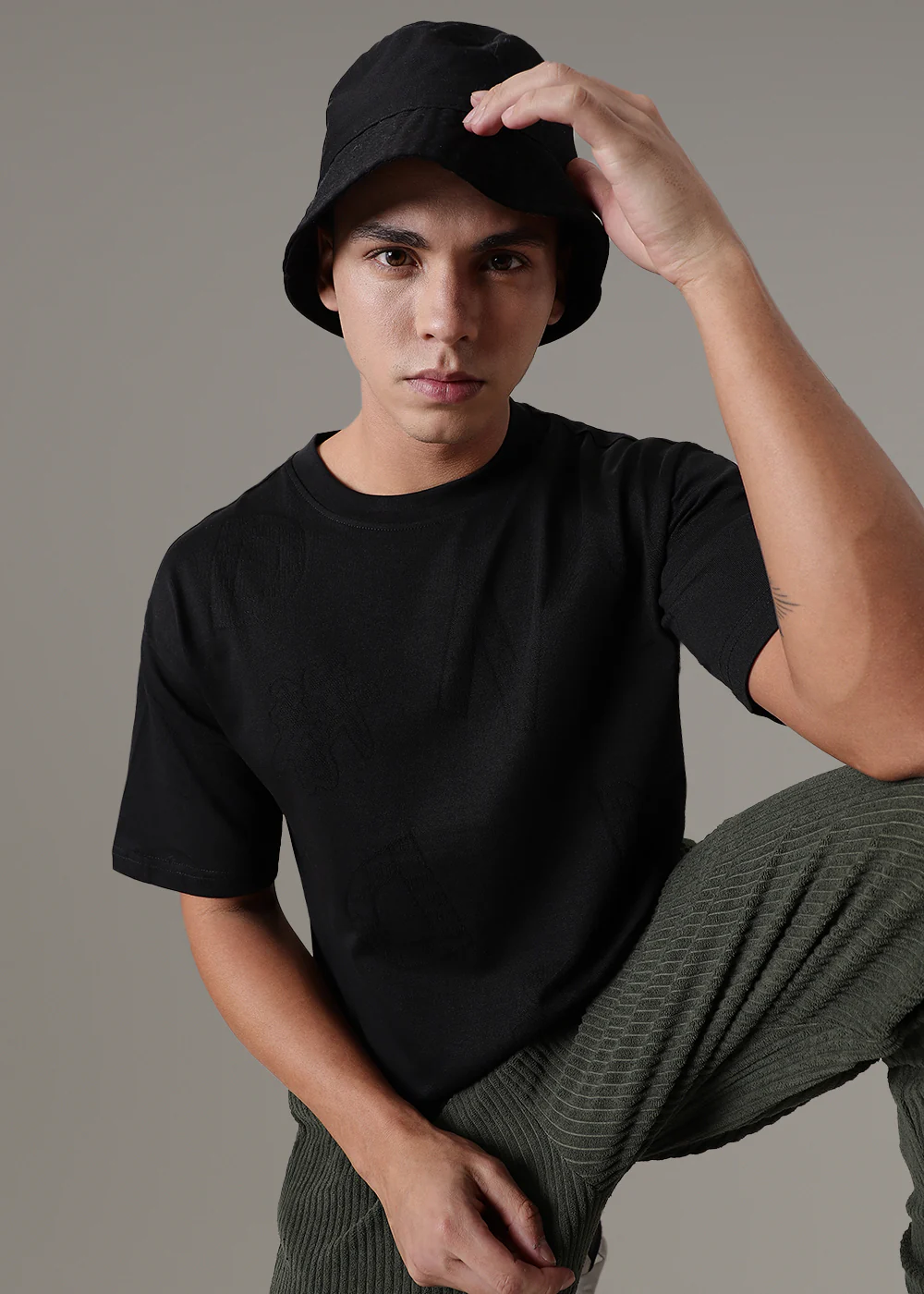 Alpha Black Oversized T-shirt - Image 5