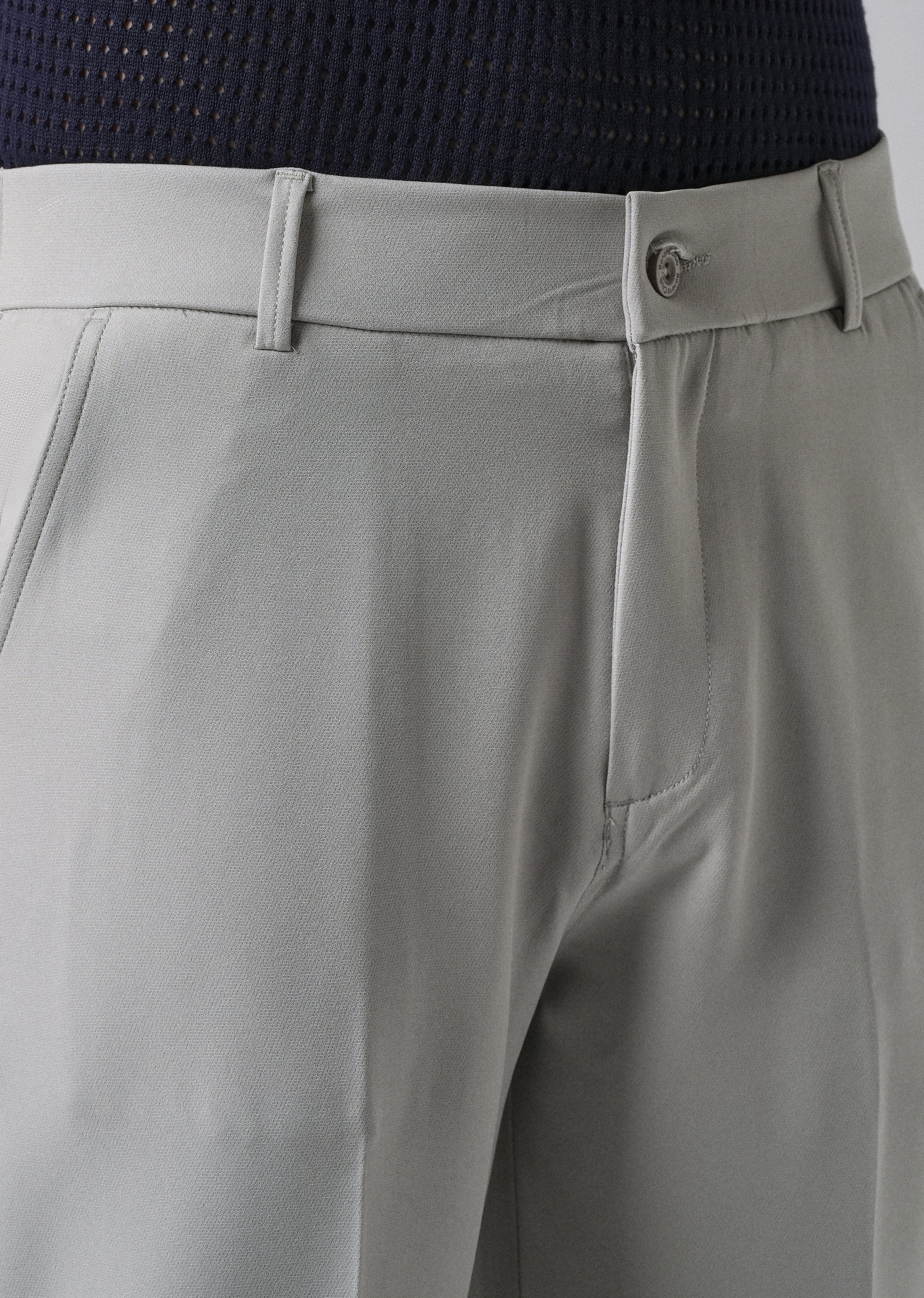 Ash Grey Relaxed Fit Trousers - Image 5