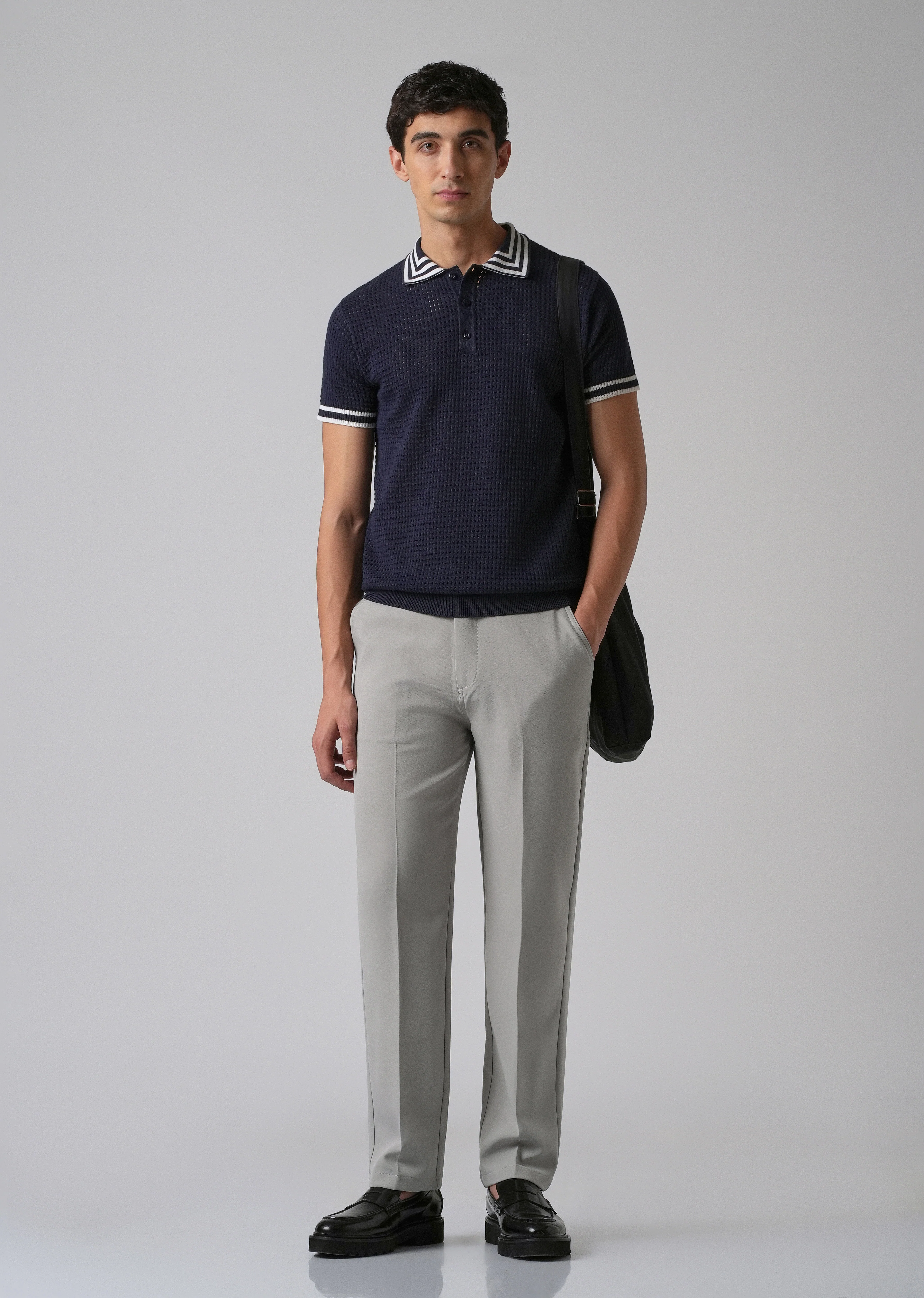 Ash Grey Relaxed Fit Trousers - Image 6