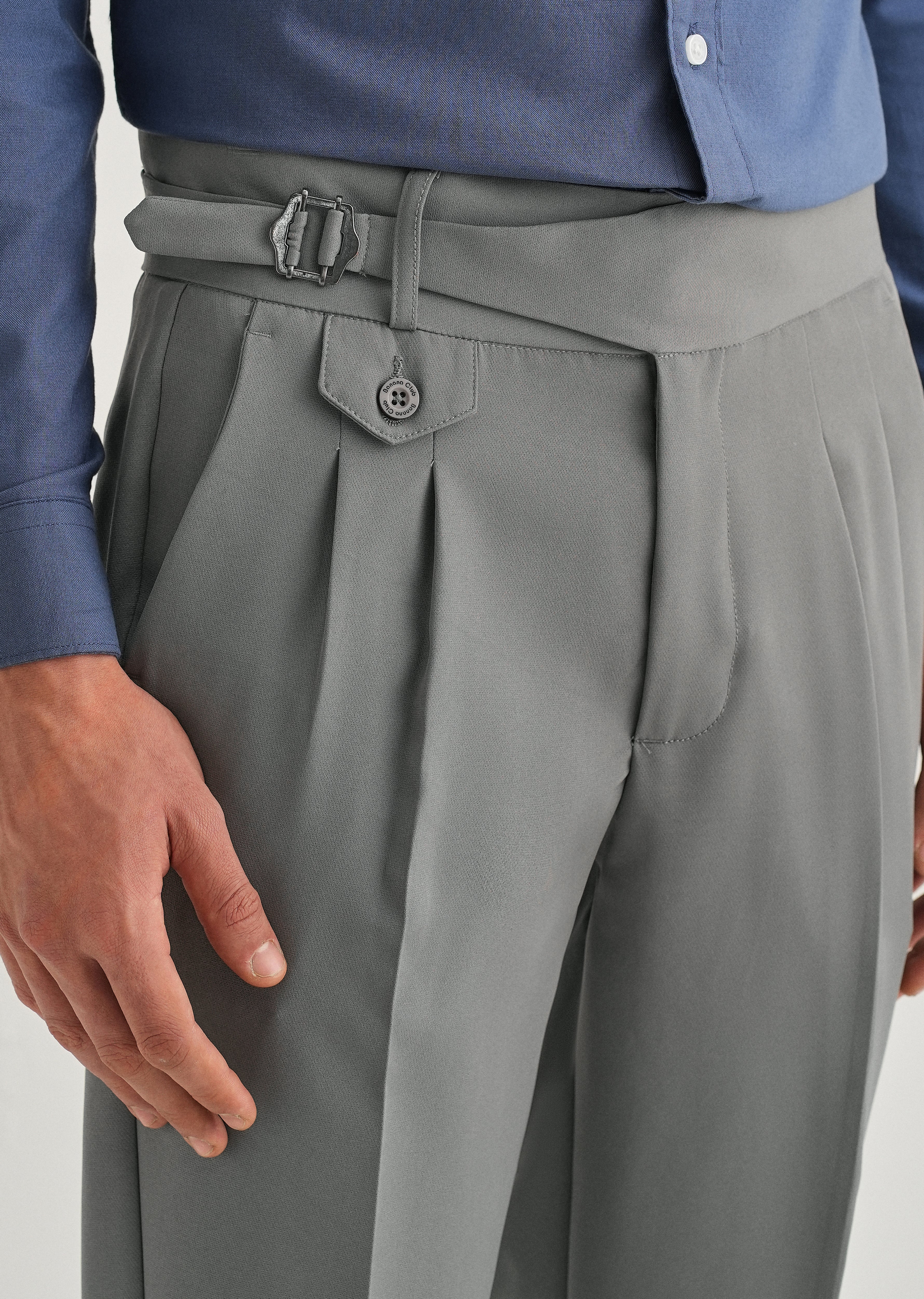 Ash Olive Gurkha Pant - Image 5