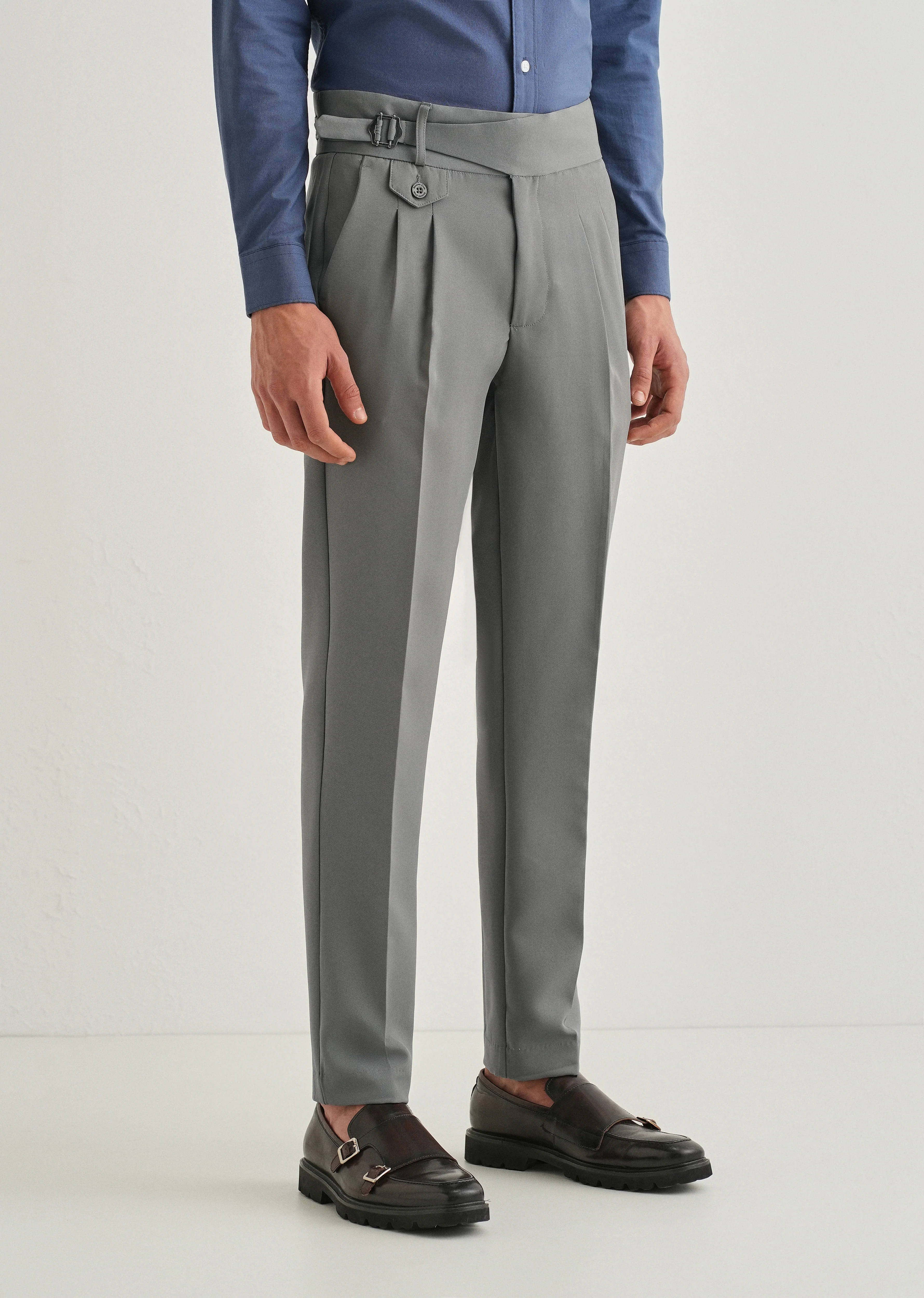 Ash Olive Gurkha Pant - Image 7