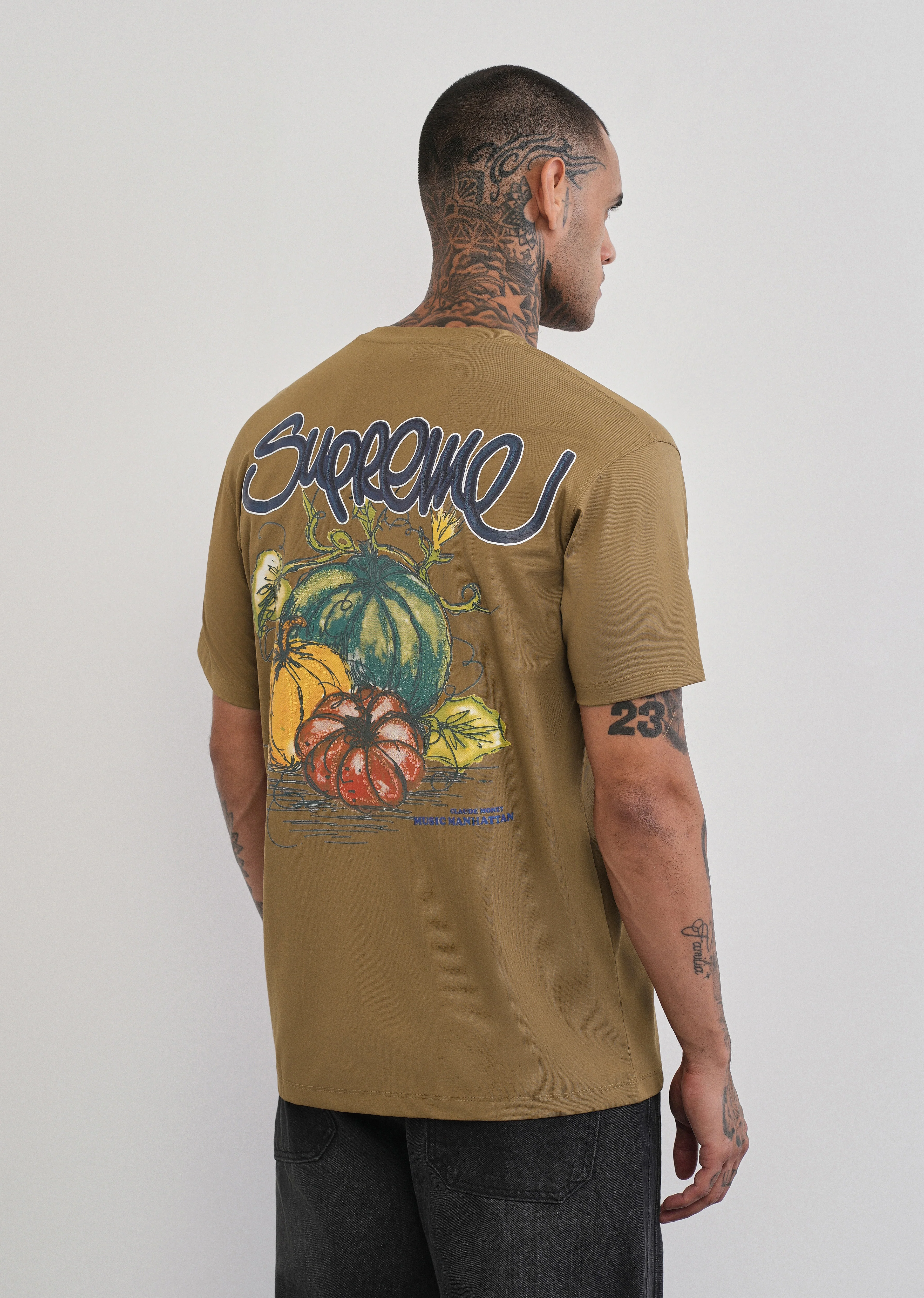 Autumn Khaki Brown T-shirt - Image 4