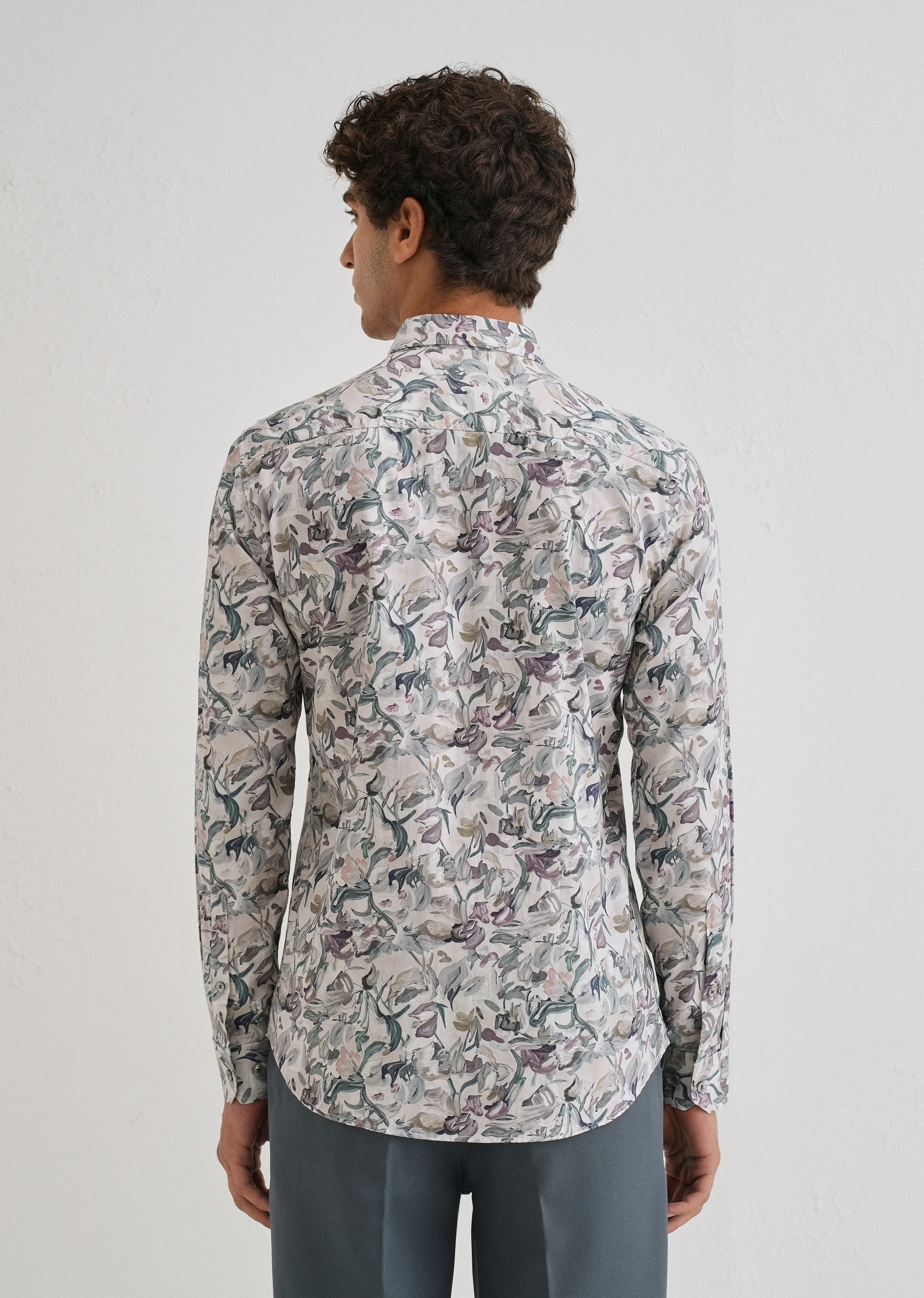 Azalea Floral Printed Shirt - Image 2