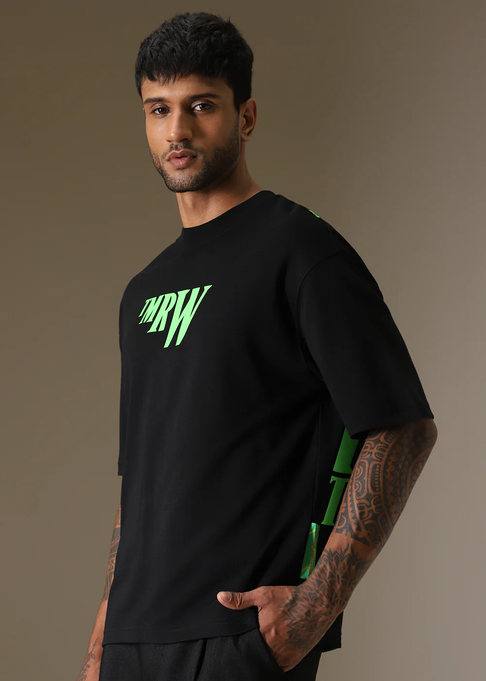 Back Print Bonanza Oversized T-shirt - Image 4