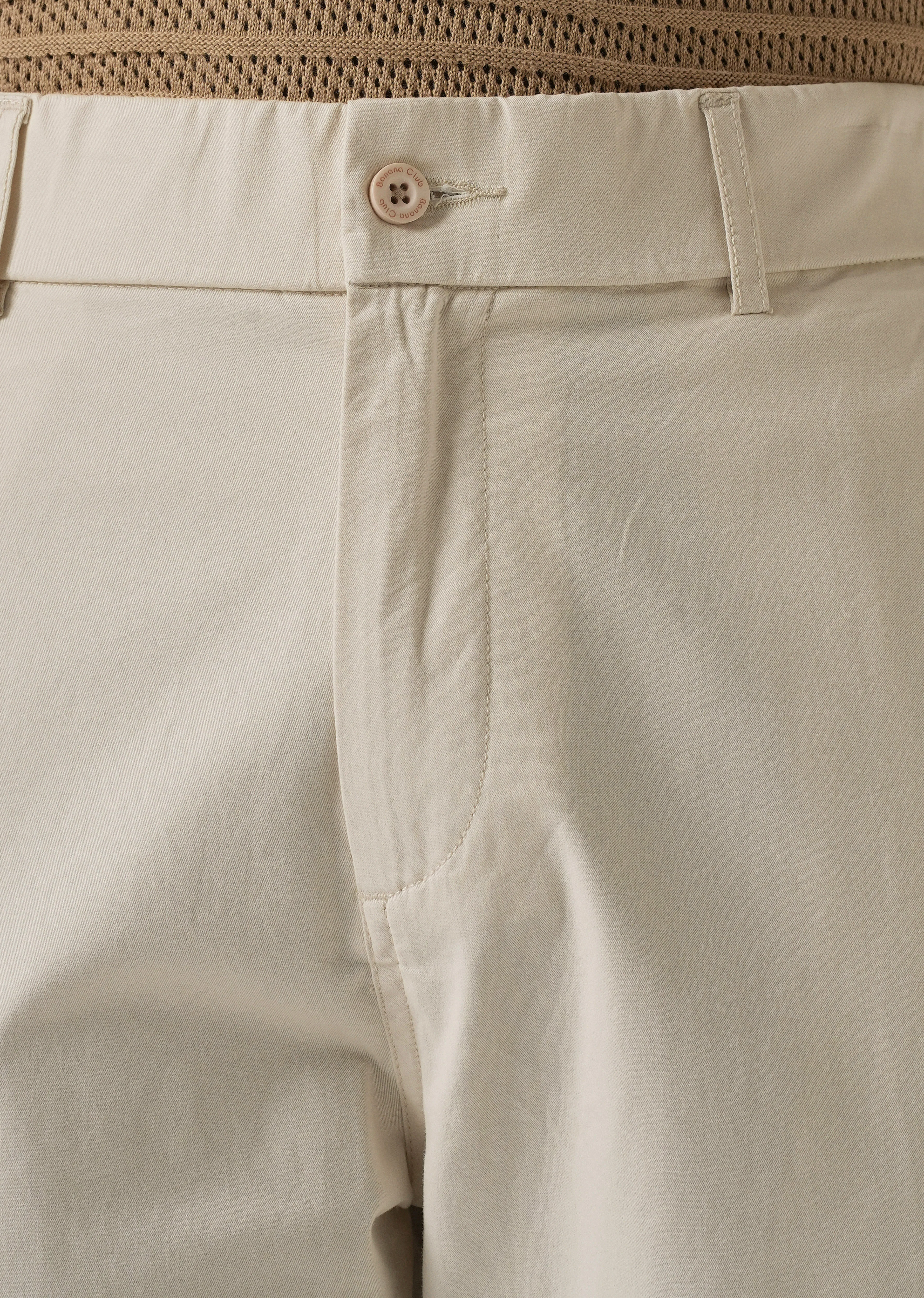 Baggy Fit Cream Chinos - Image 5