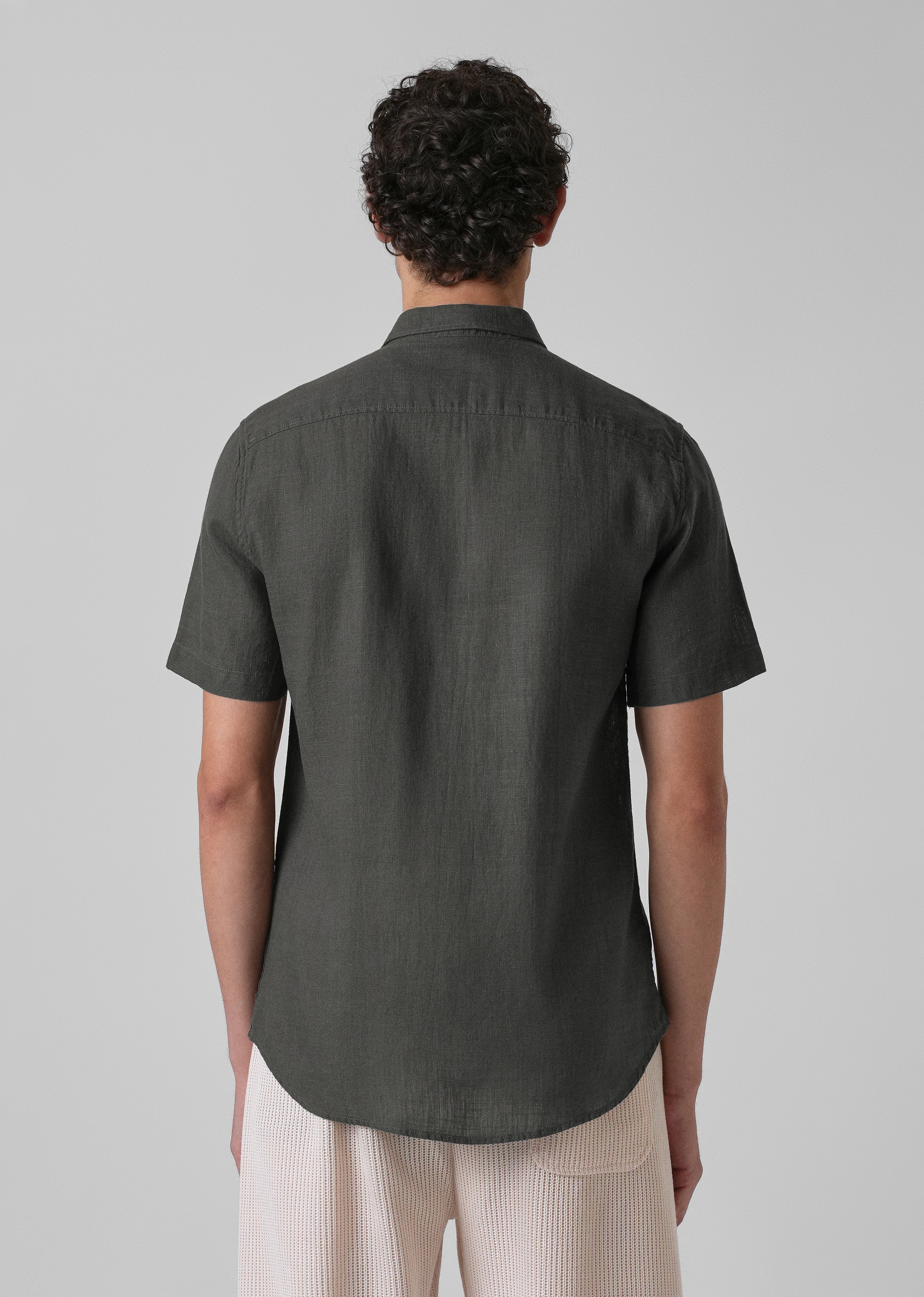 Batiste Gray Linen shirt - Image 2