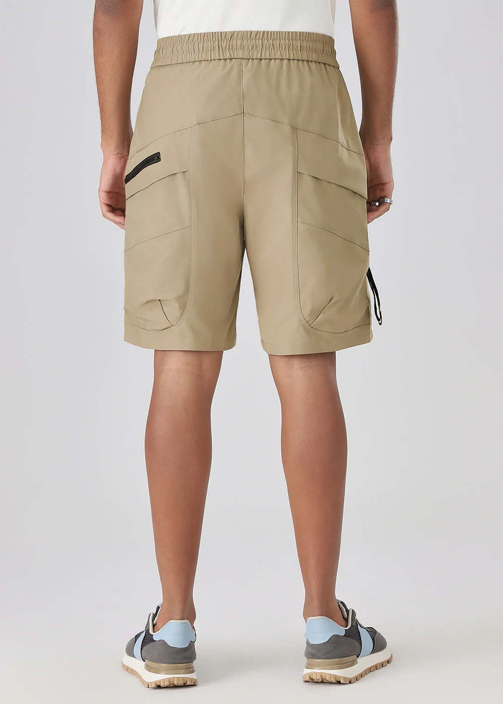 Beige Cargo Shorts - Image 3