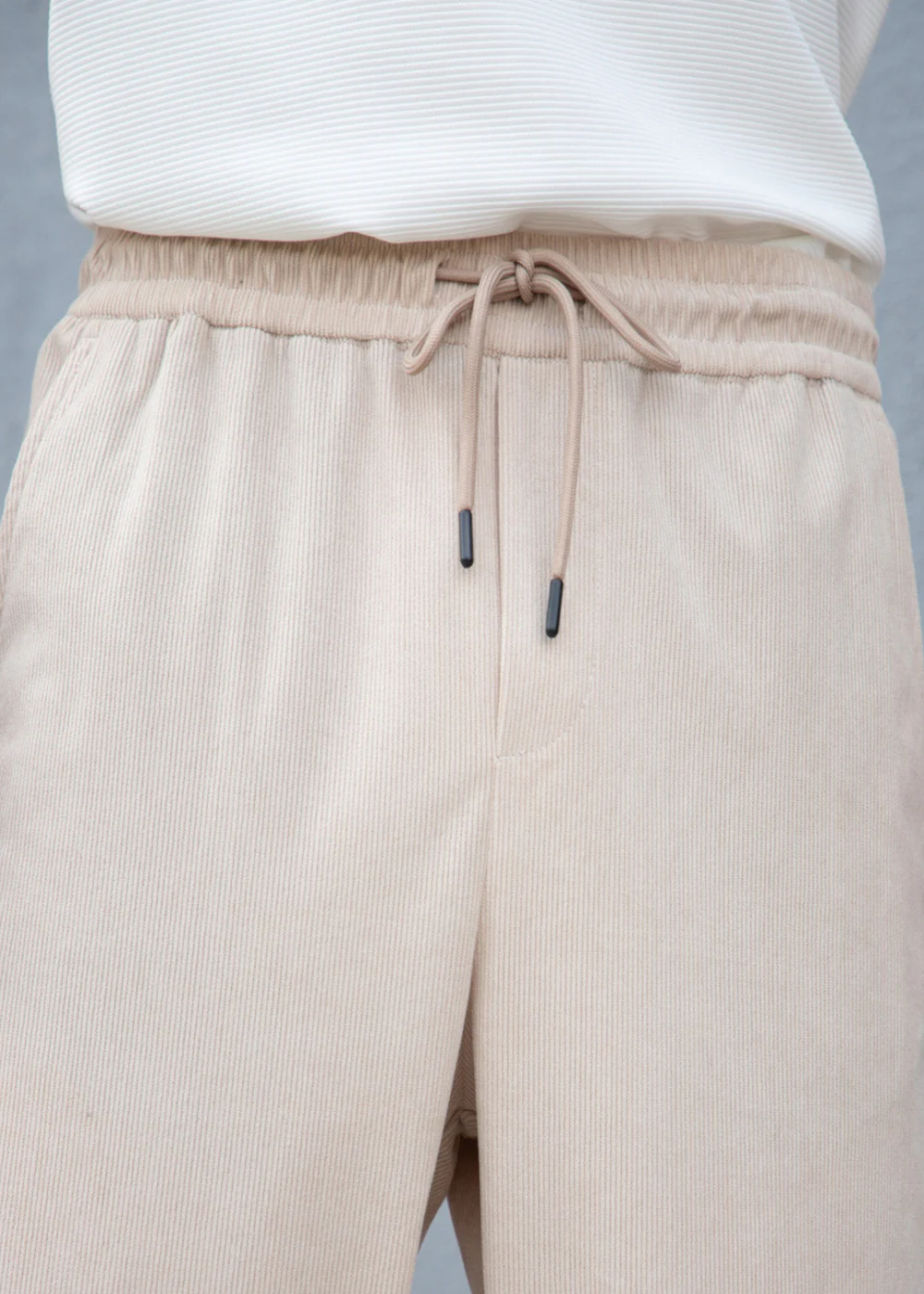 Beige Corduroy Pant - Image 2
