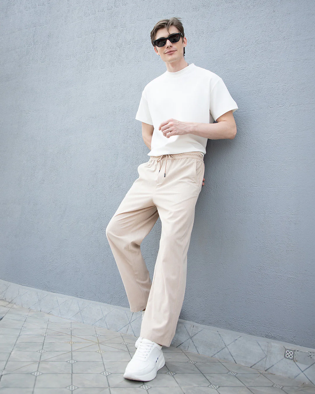 Beige Corduroy Pant - Image 6