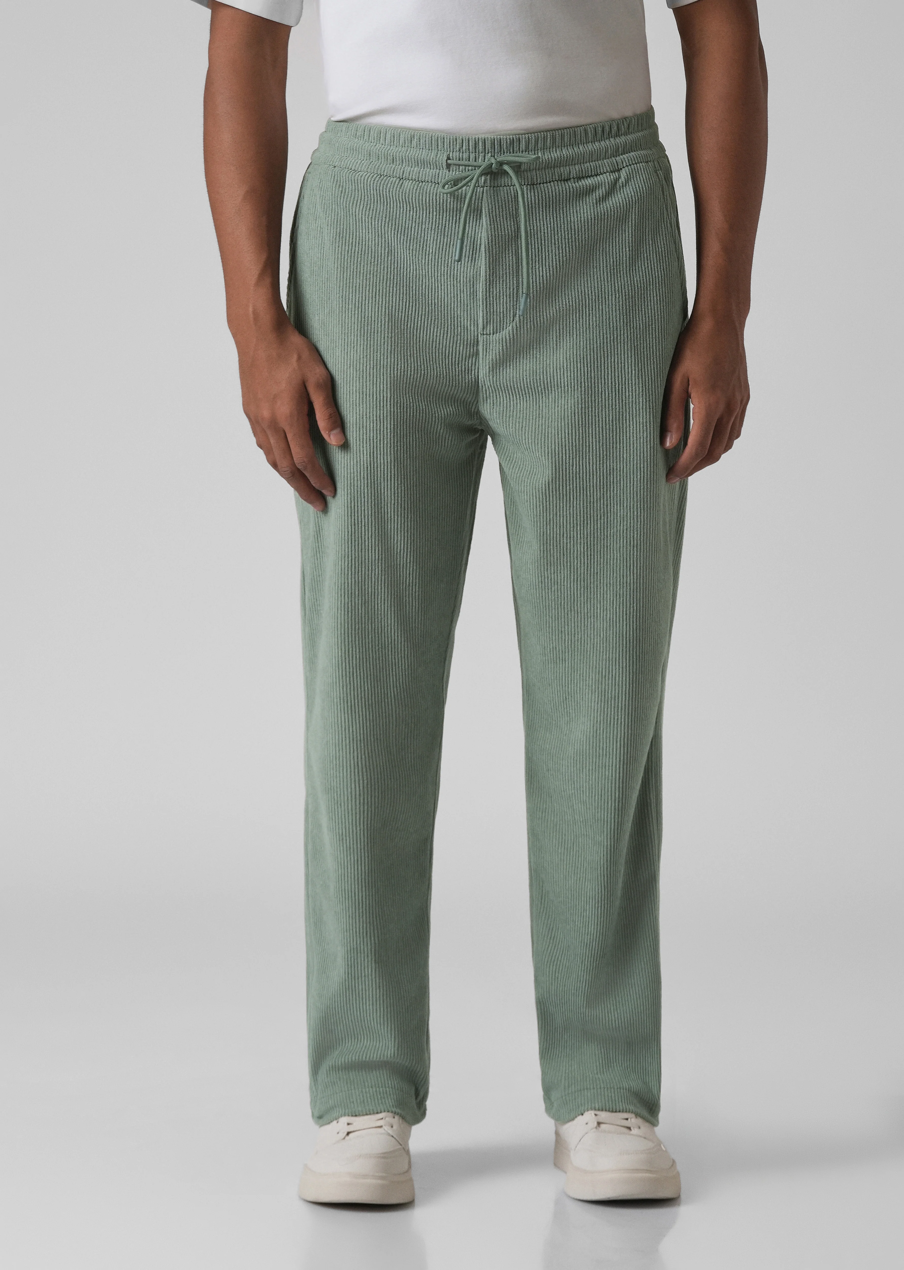 Beryl Green Corduroy Pants - Image 3