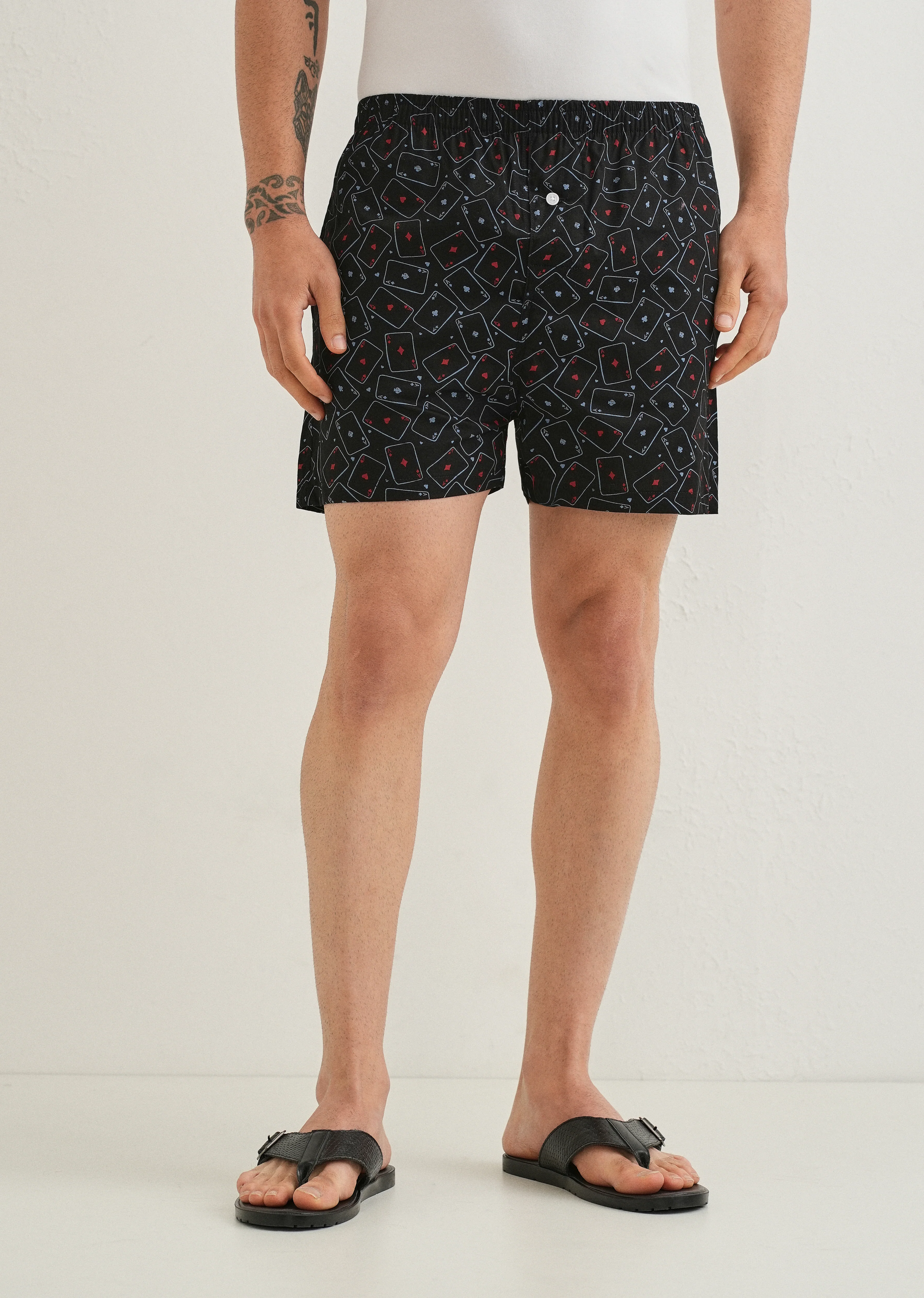 Black Ace Card Printed Boxer - Image 4