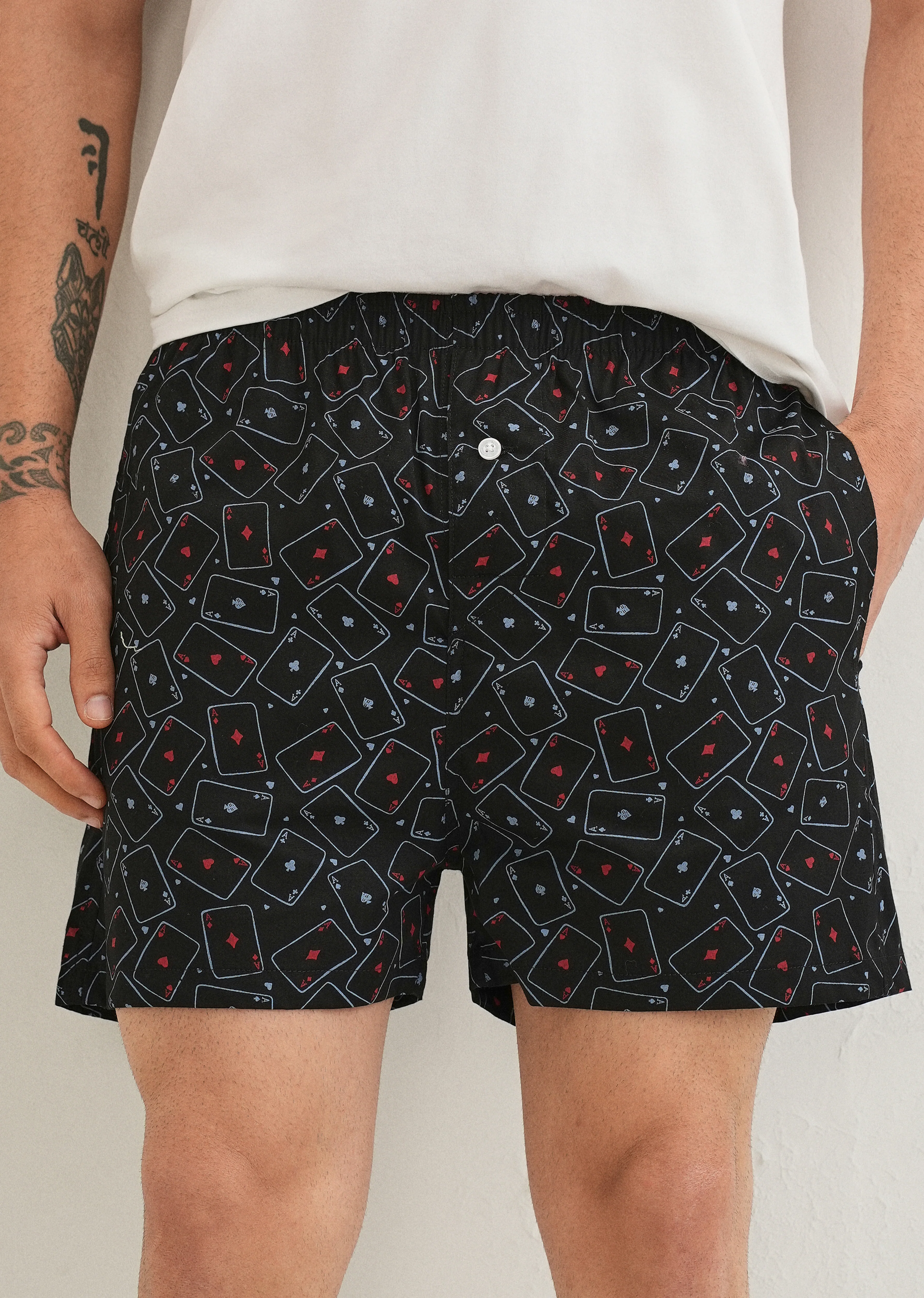 Black Ace Card Printed Boxer - Image 7