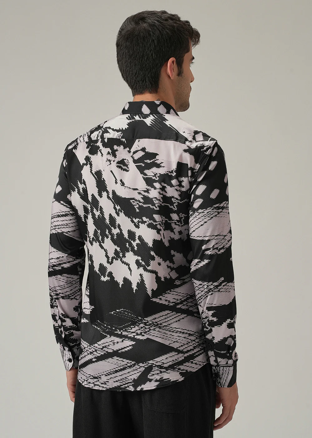 Black and White Print Shirt - Image 2