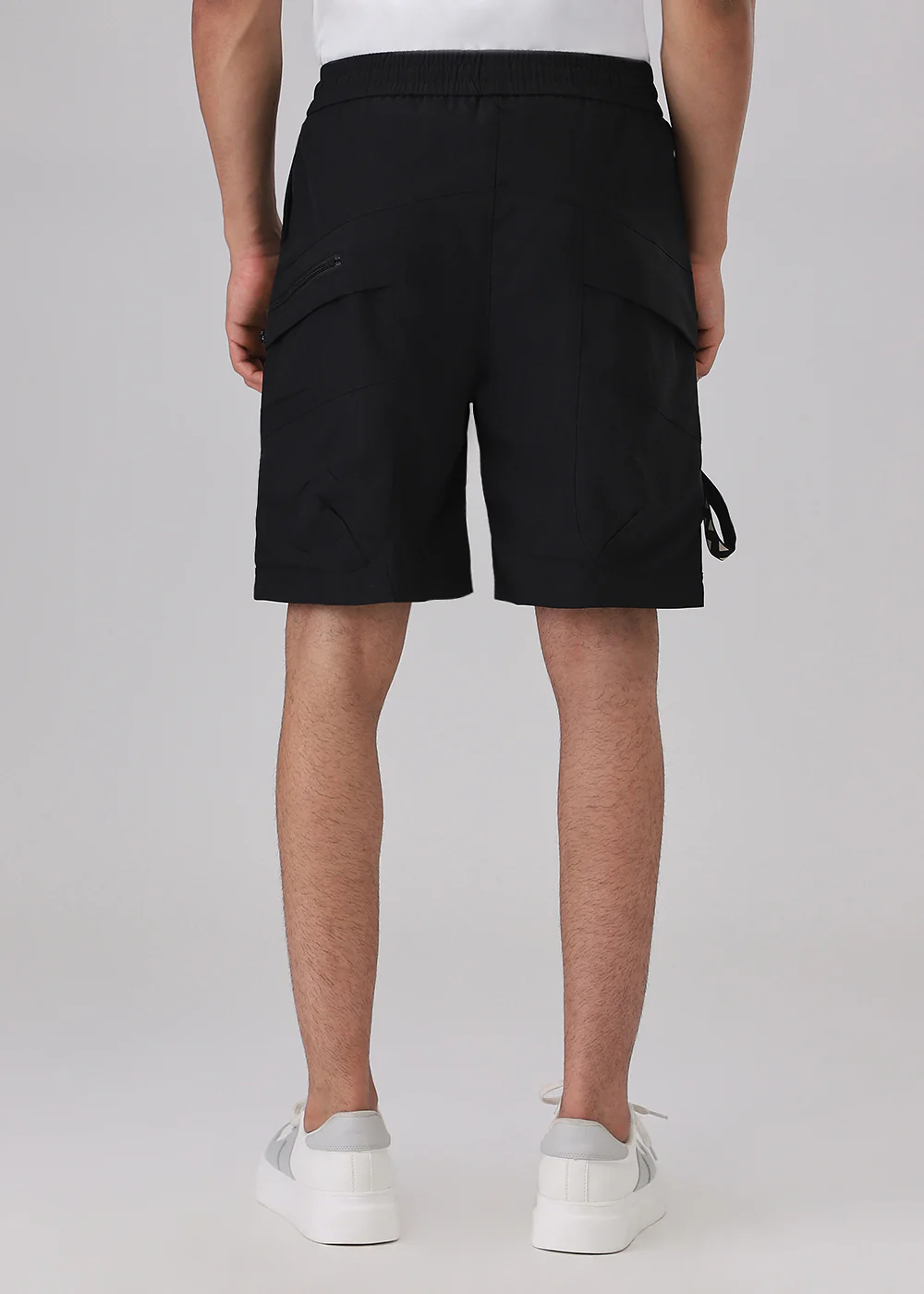 Black Cargo Shorts - Image 2