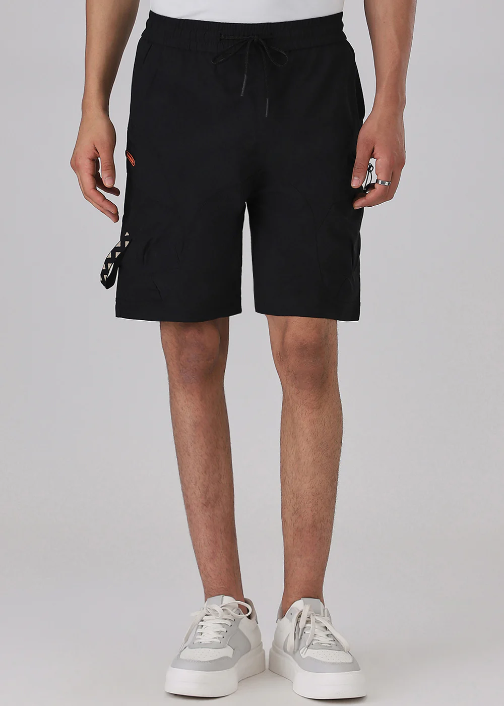 Black Cargo Shorts - Image 7