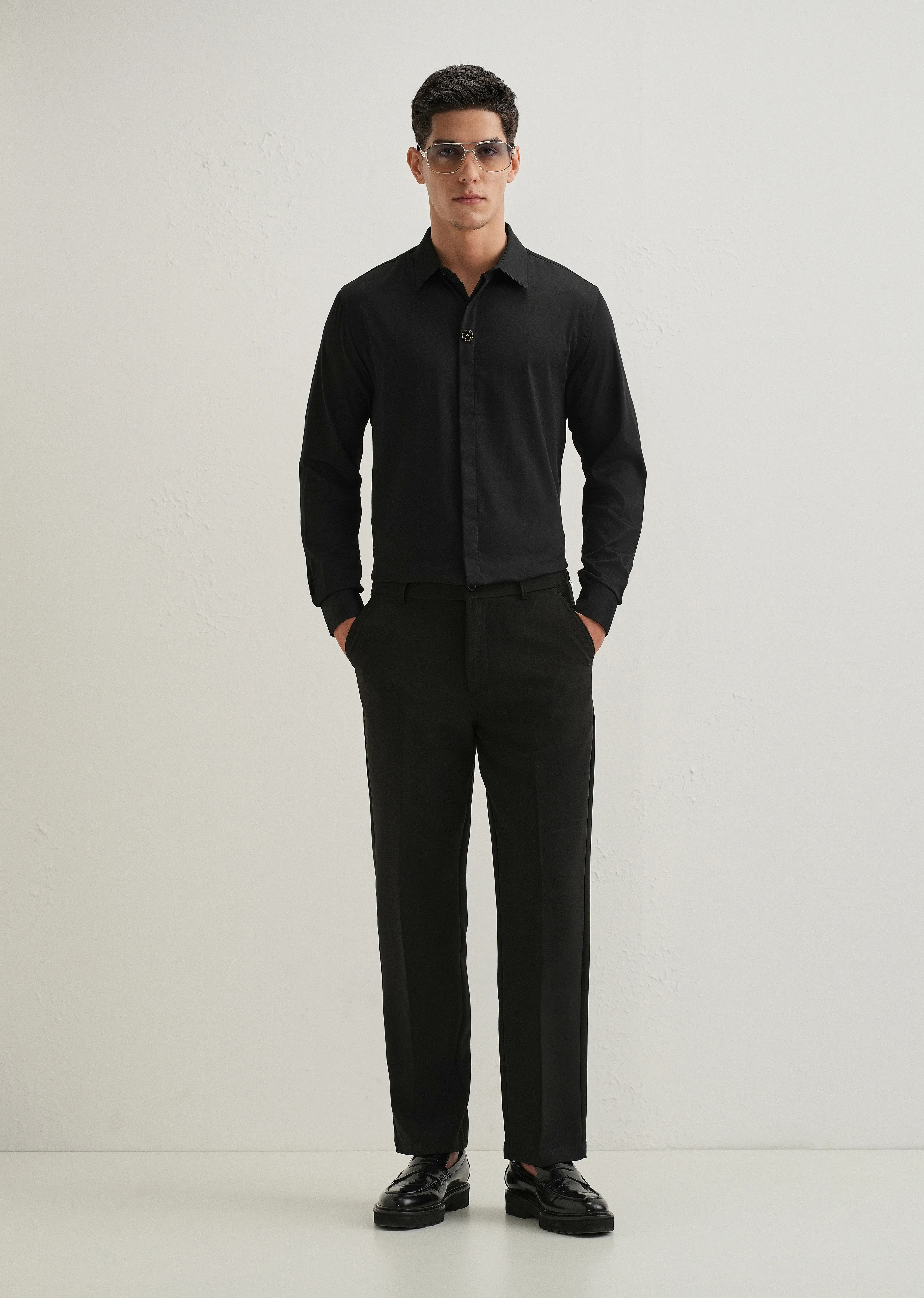 Black Clover Button Designer Shirt - Image 6