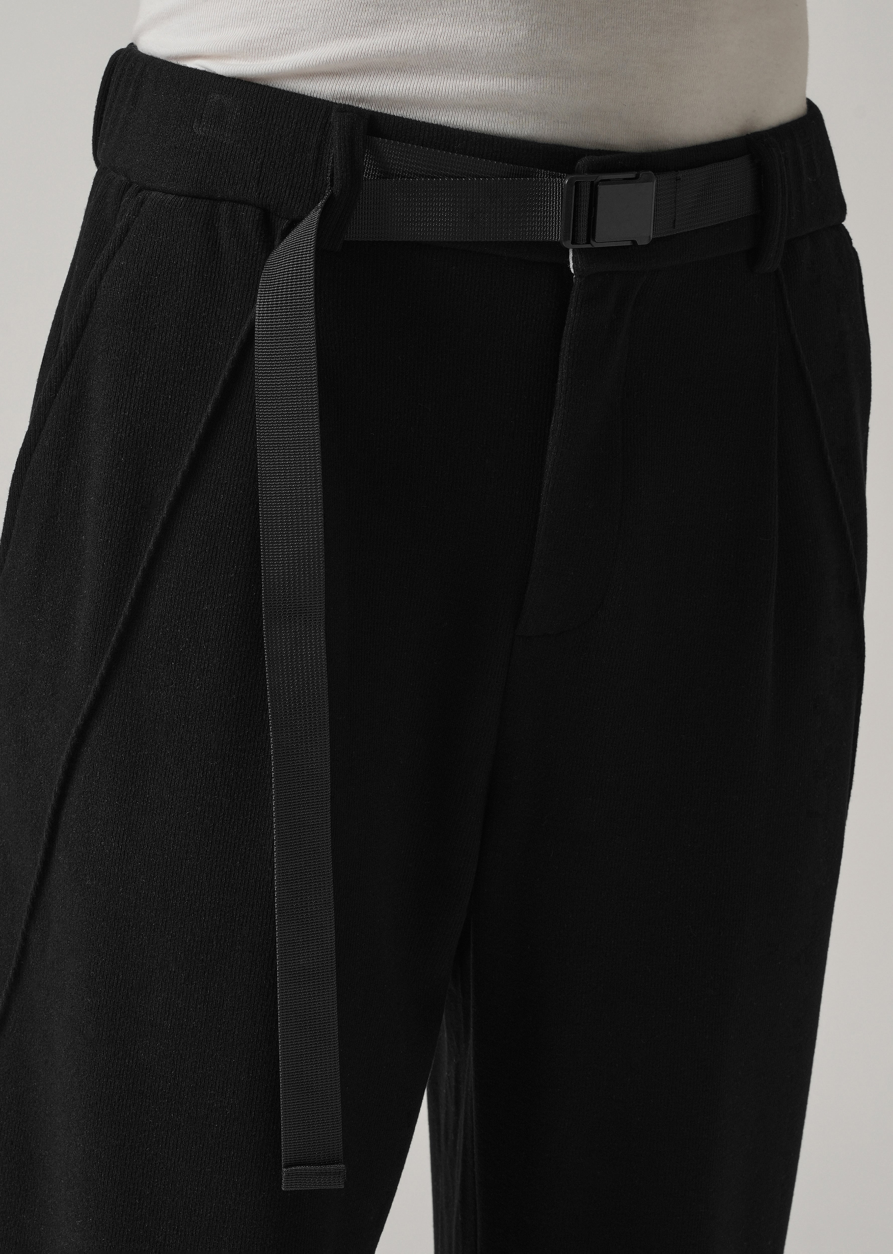 Black Corduroy Relaxed Fit Pant - Image 5