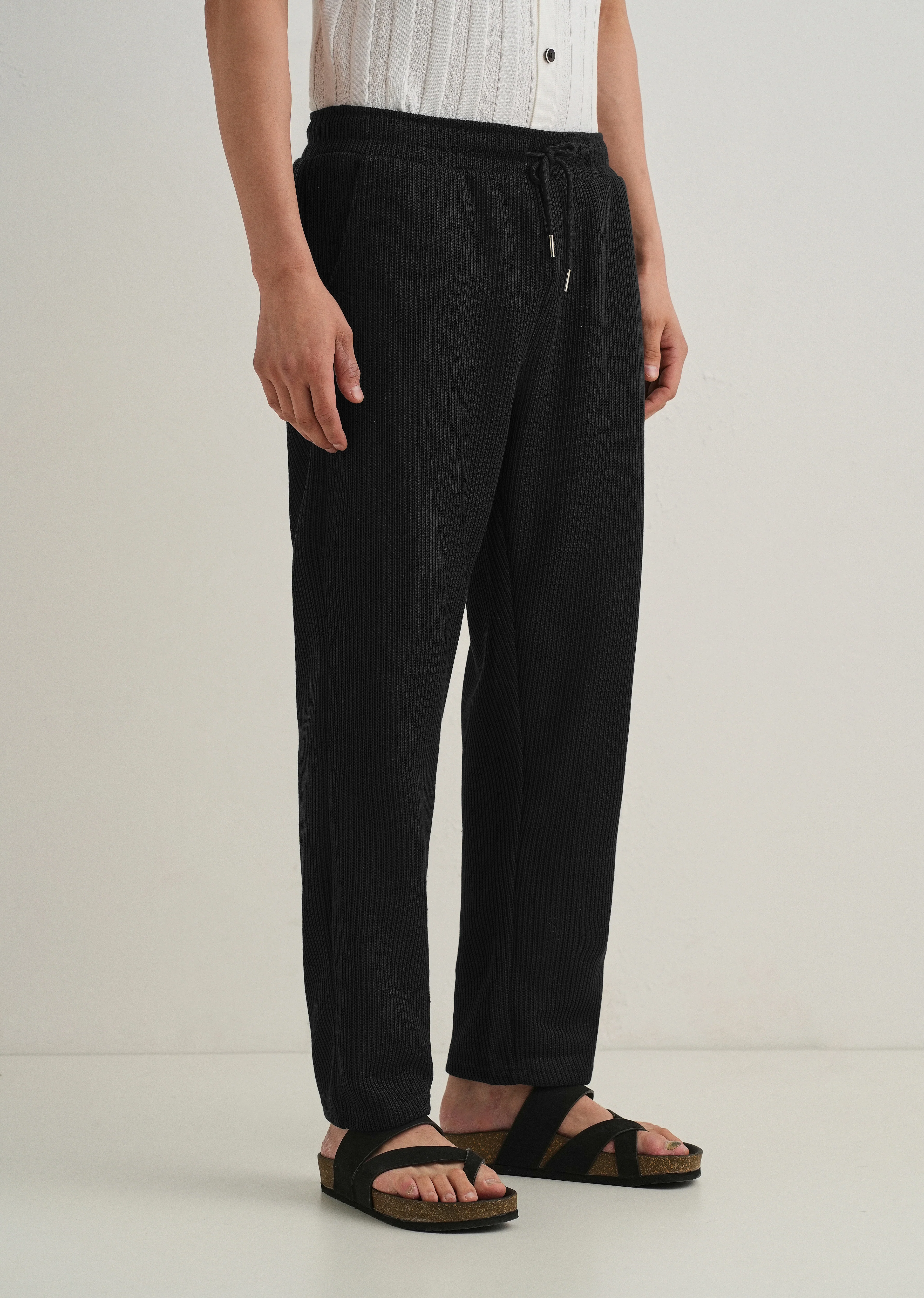 Black Knitted Pant - Image 4