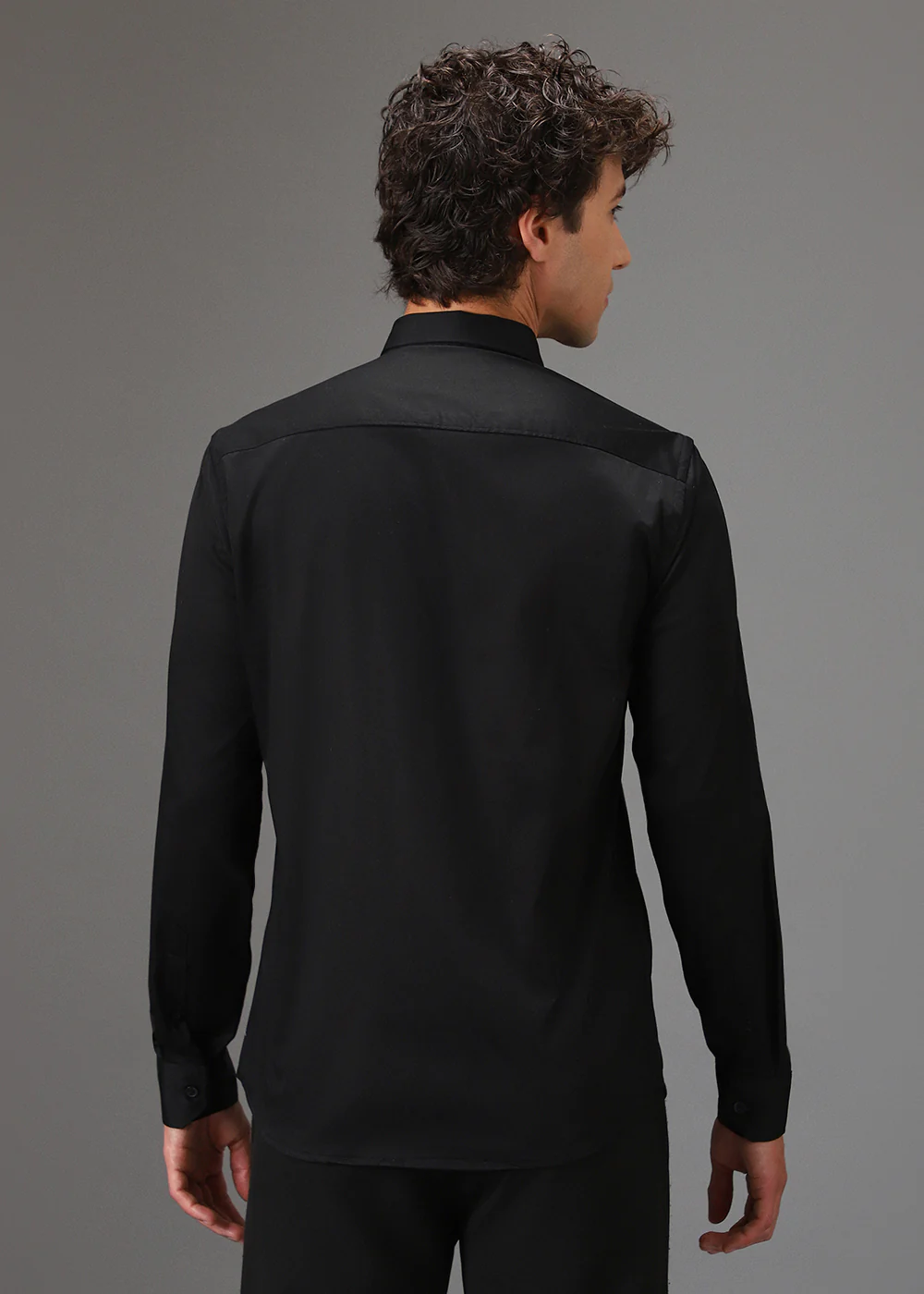 Black Luxe Sparkler Designer Shirt - Image 4