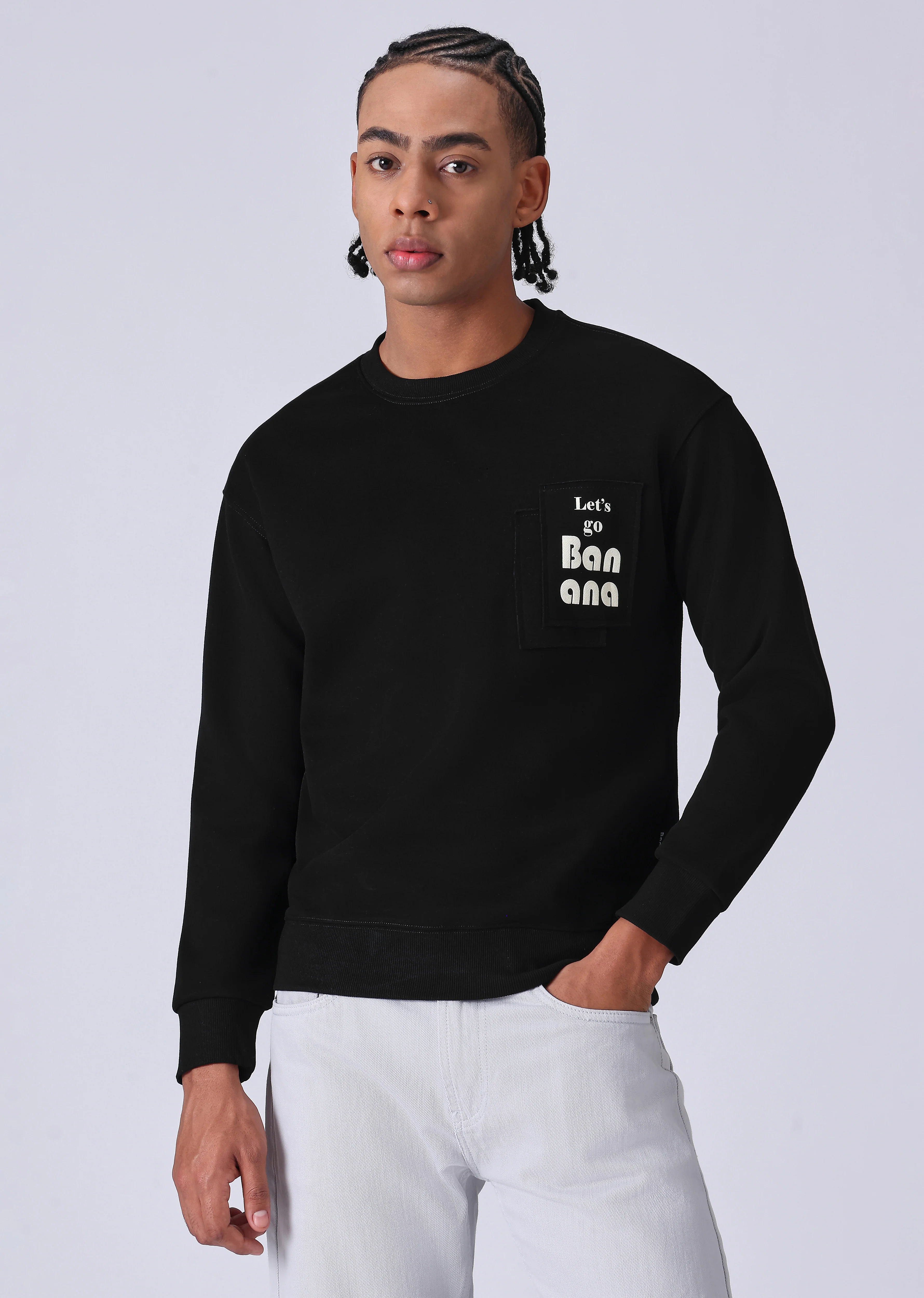 Black Patch Sweatshirt - Image 3