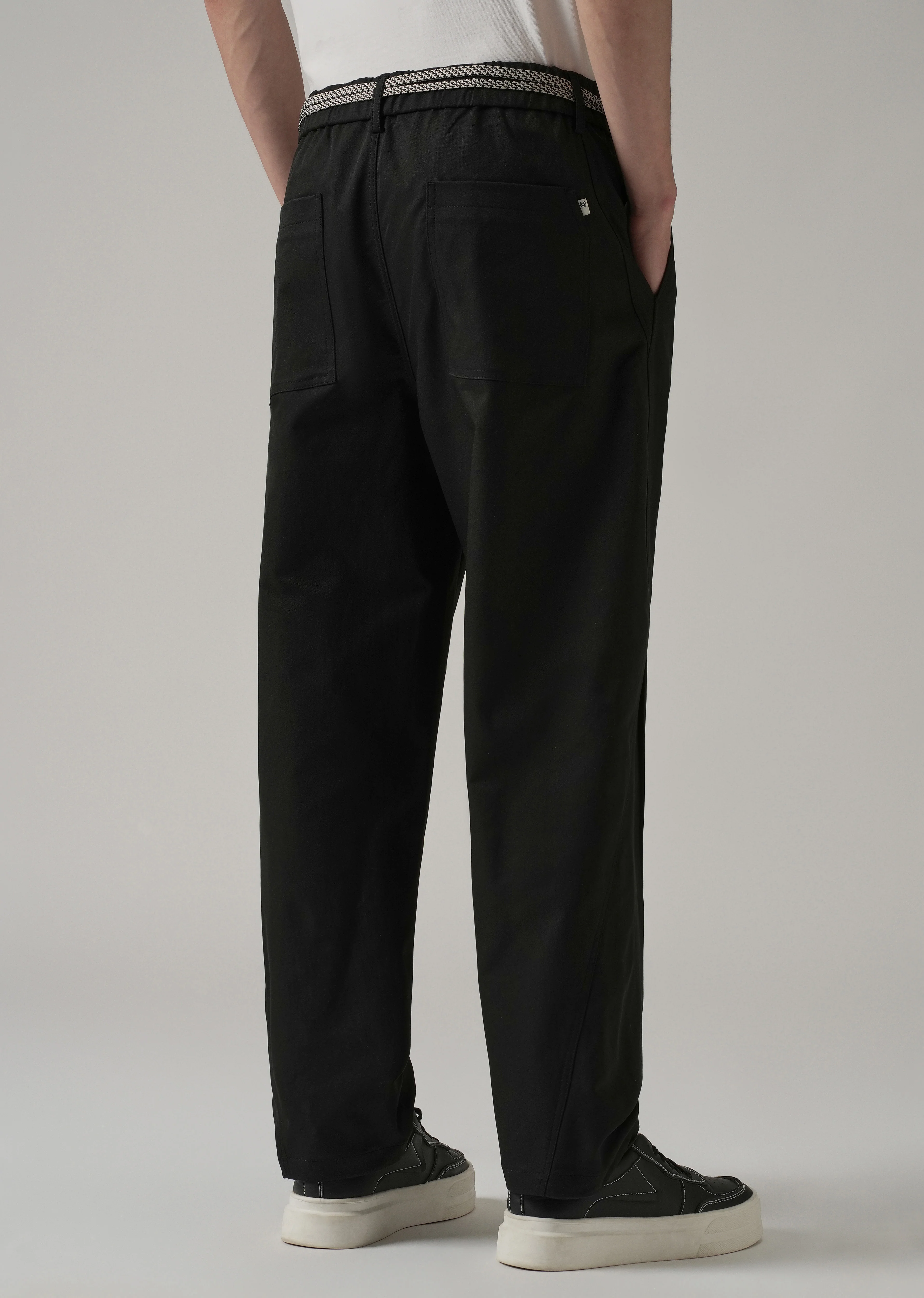 Black Stone Wash Pant - Image 2