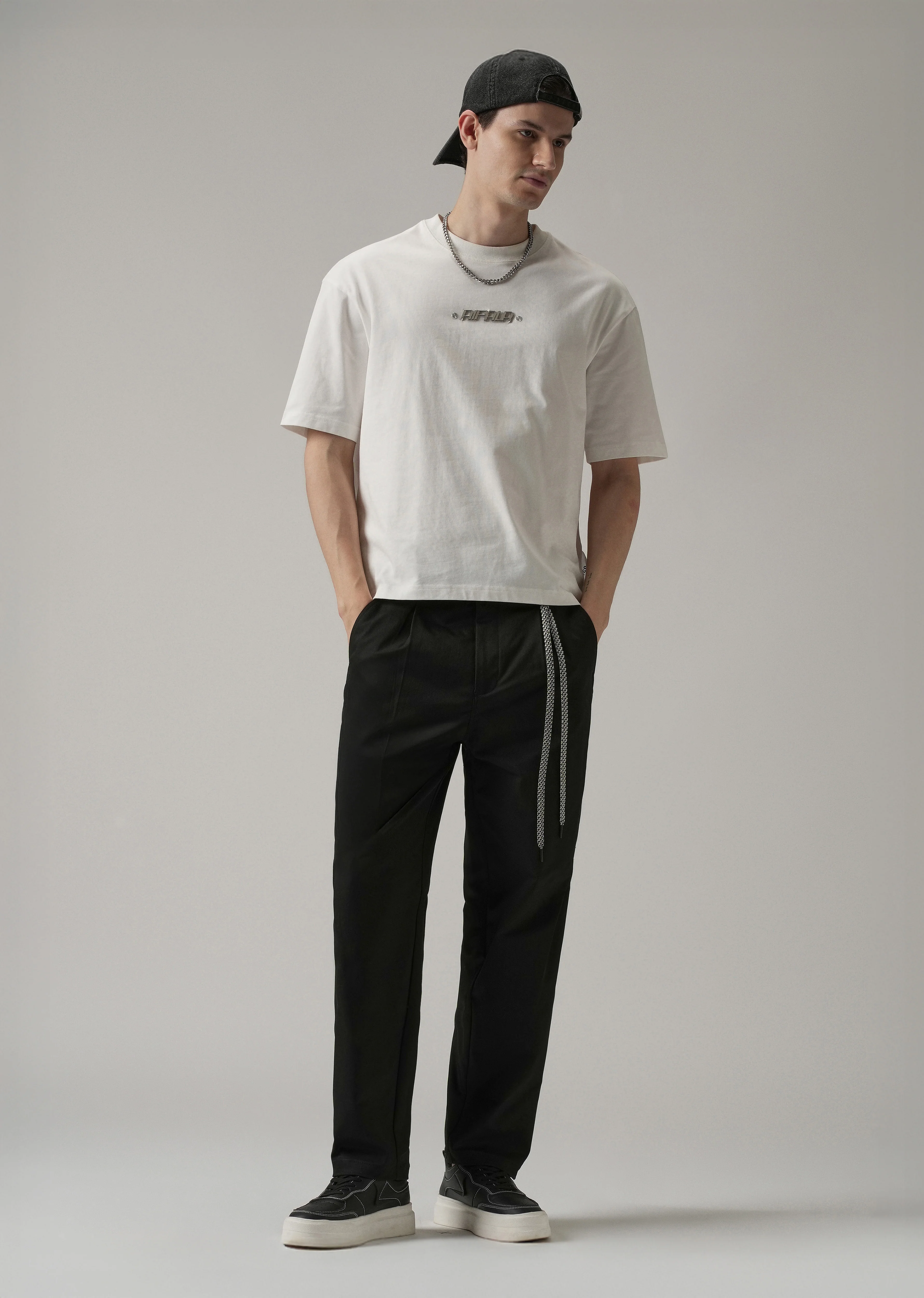 Black Stone Wash Pant - Image 6