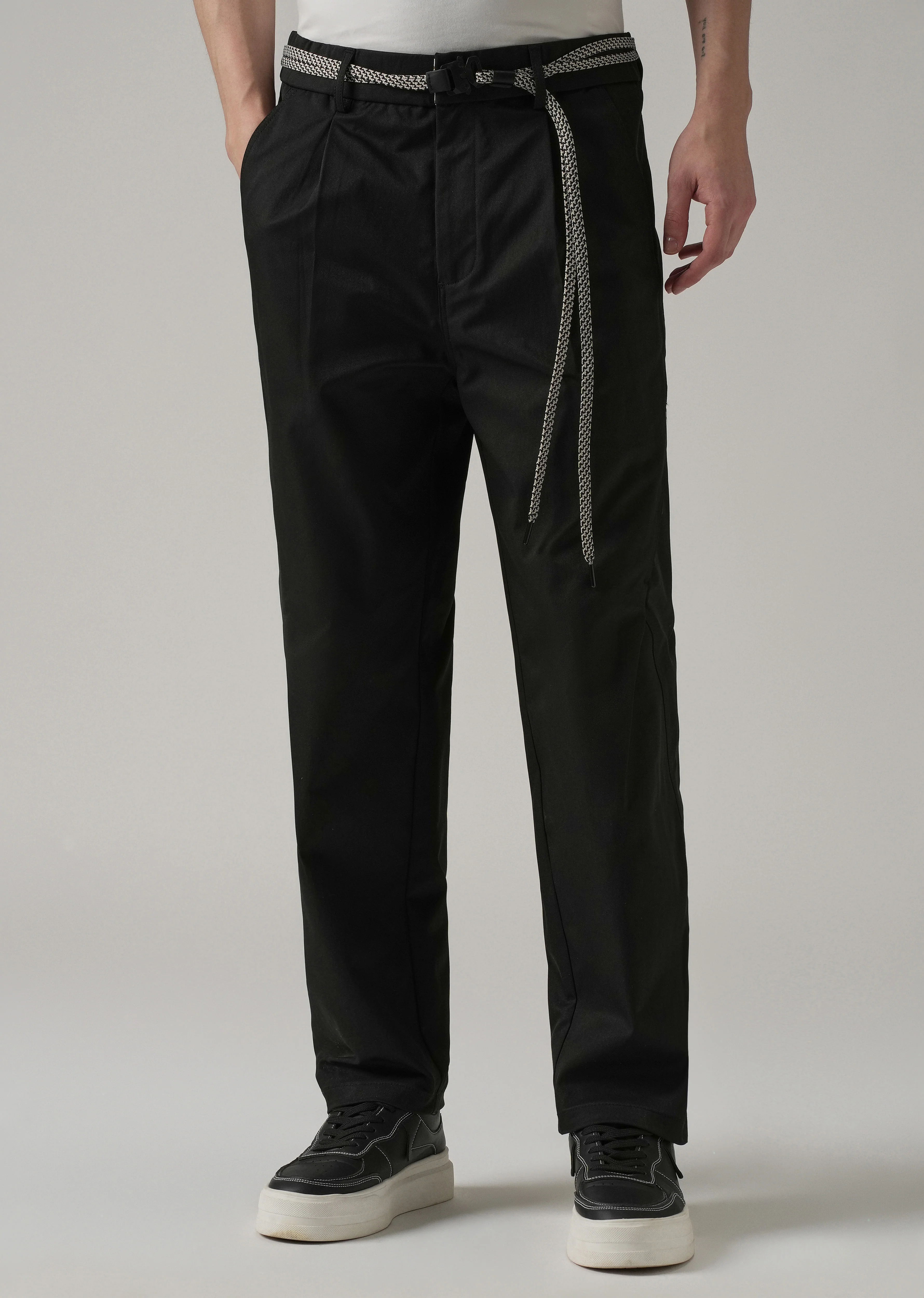 Black Stone Wash Pant - Image 7