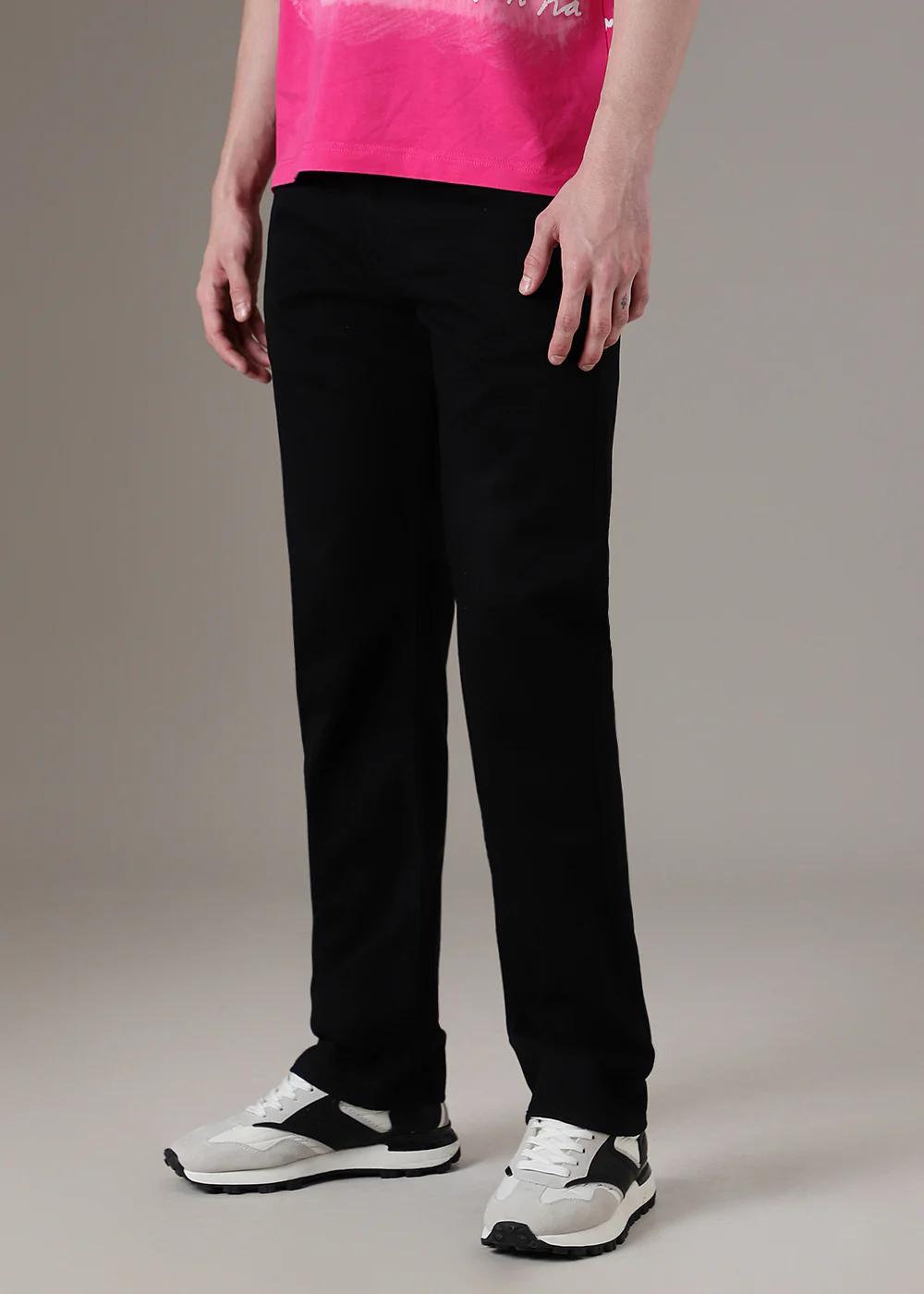 Black Straight Fit Denim - Image 5