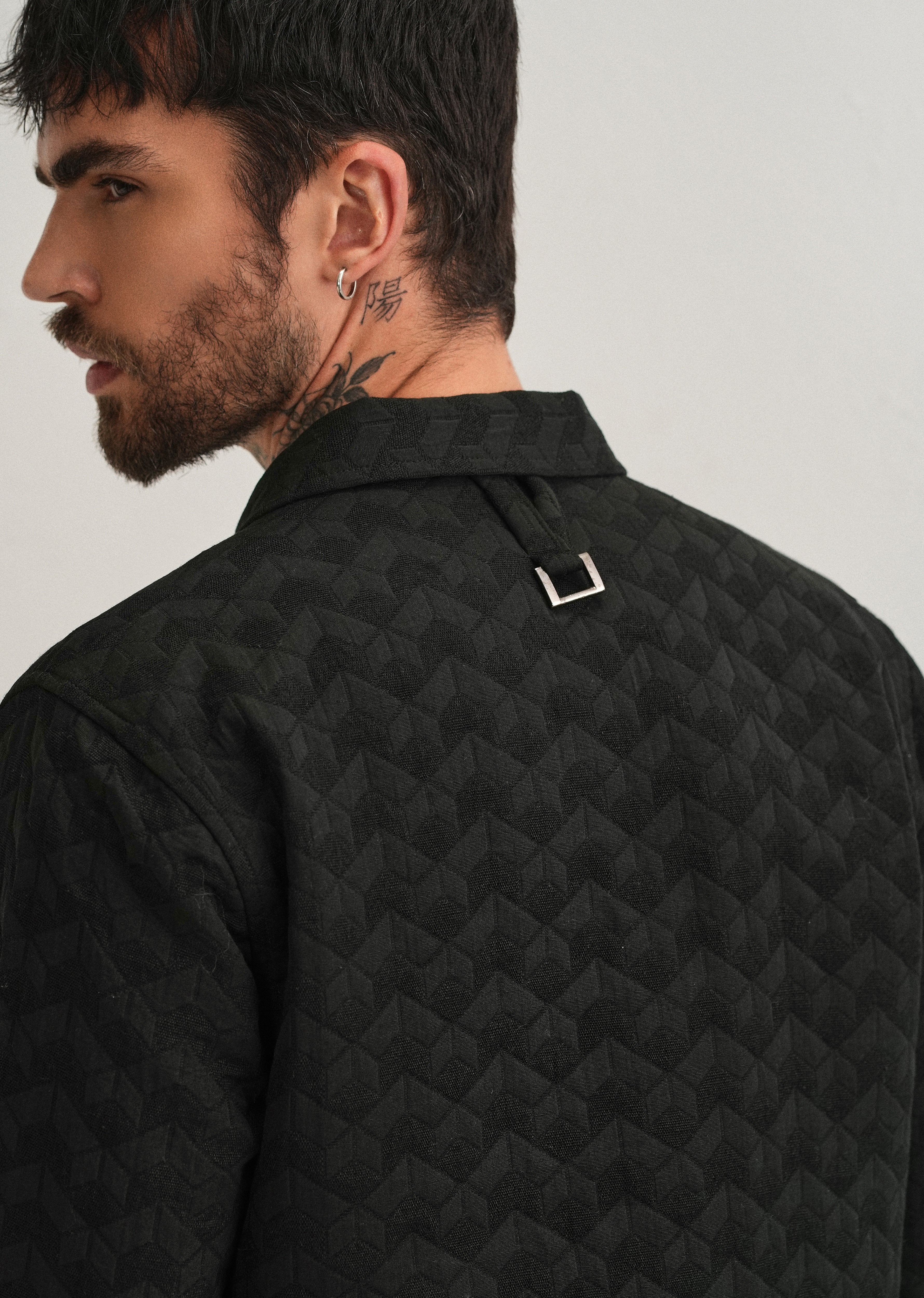 Black Utility Shacket - Image 6