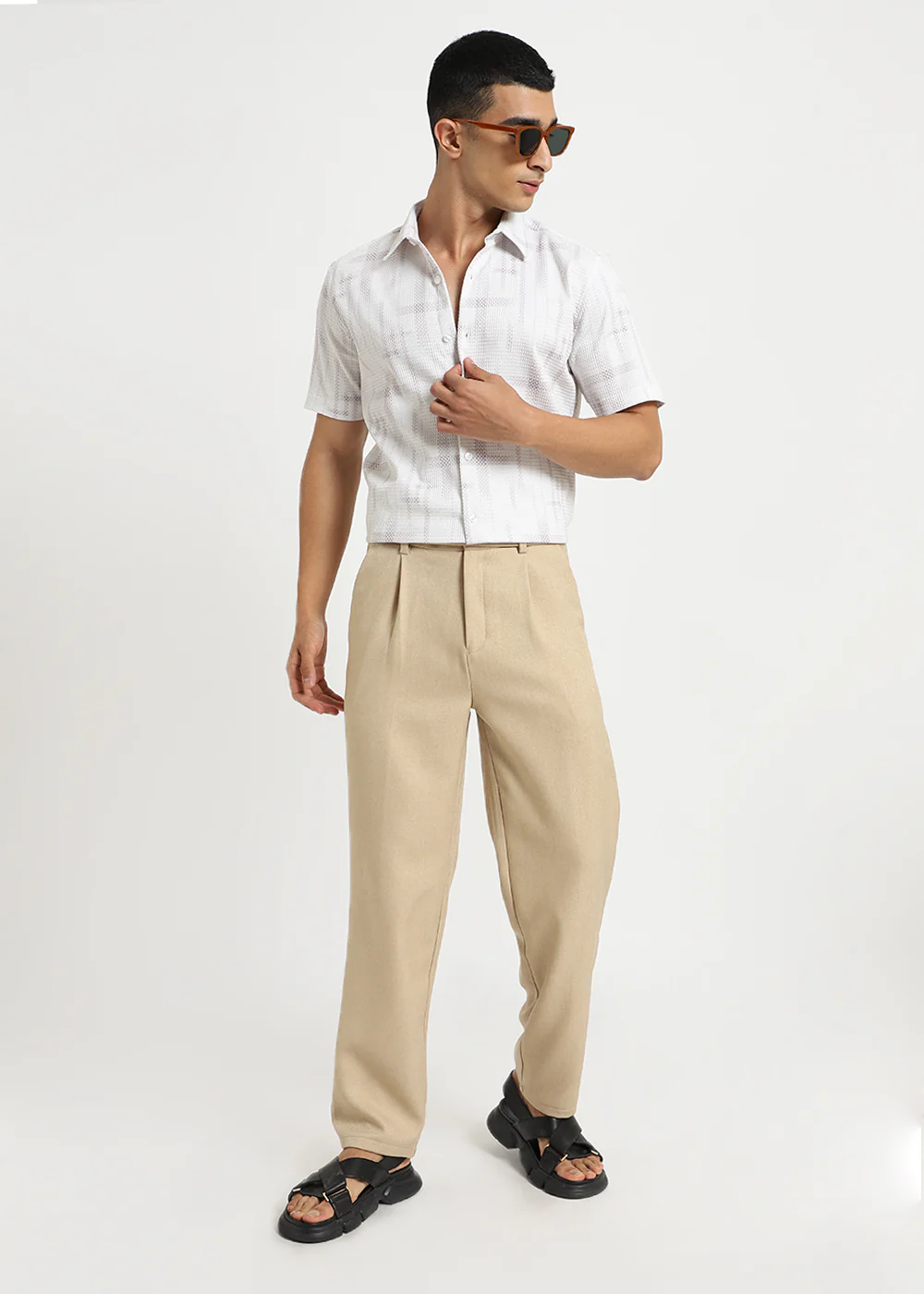 Blazing Cream Gurkha Pant - Image 5