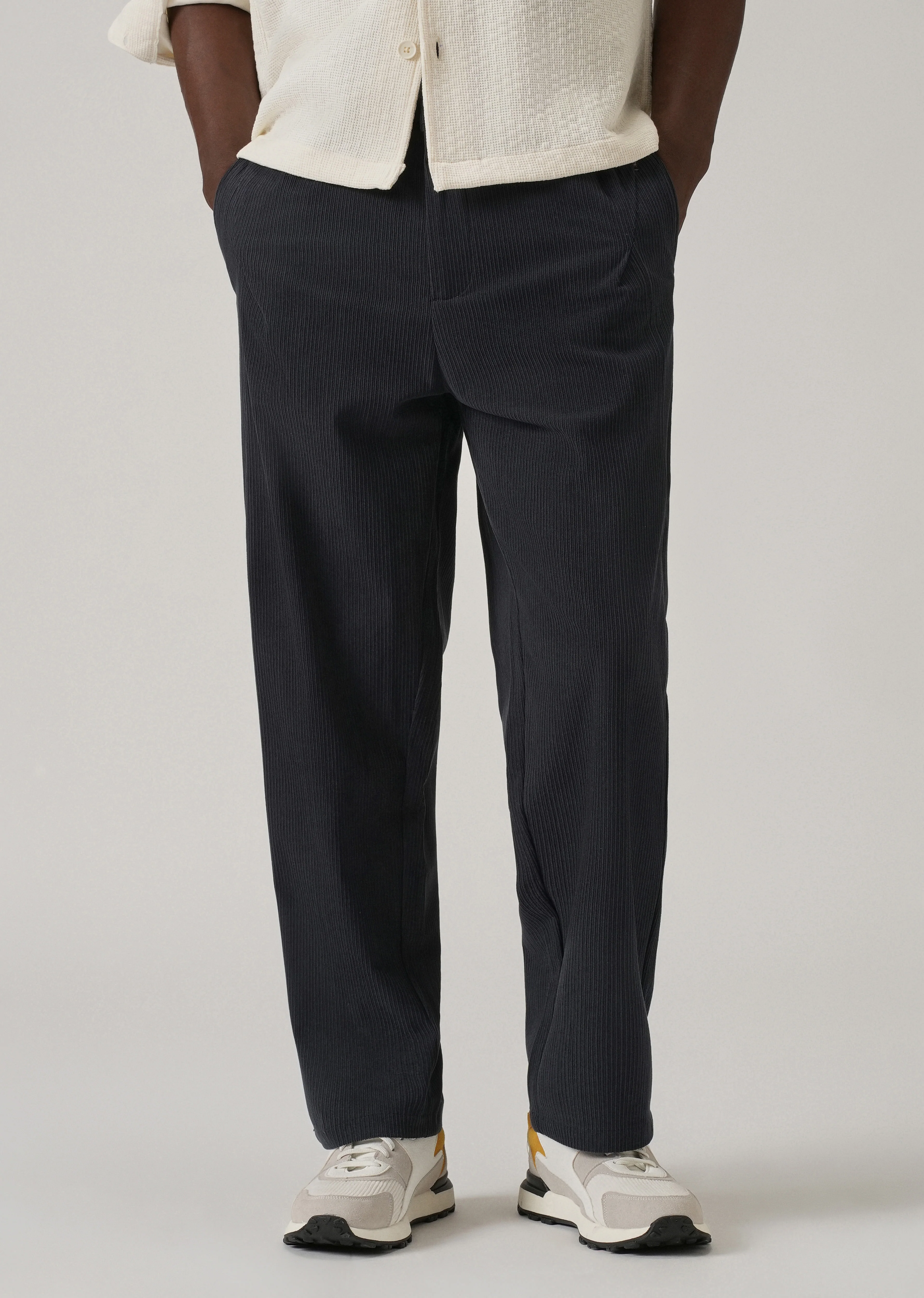 Blue Corduroy Drawstring Pant - Image 7