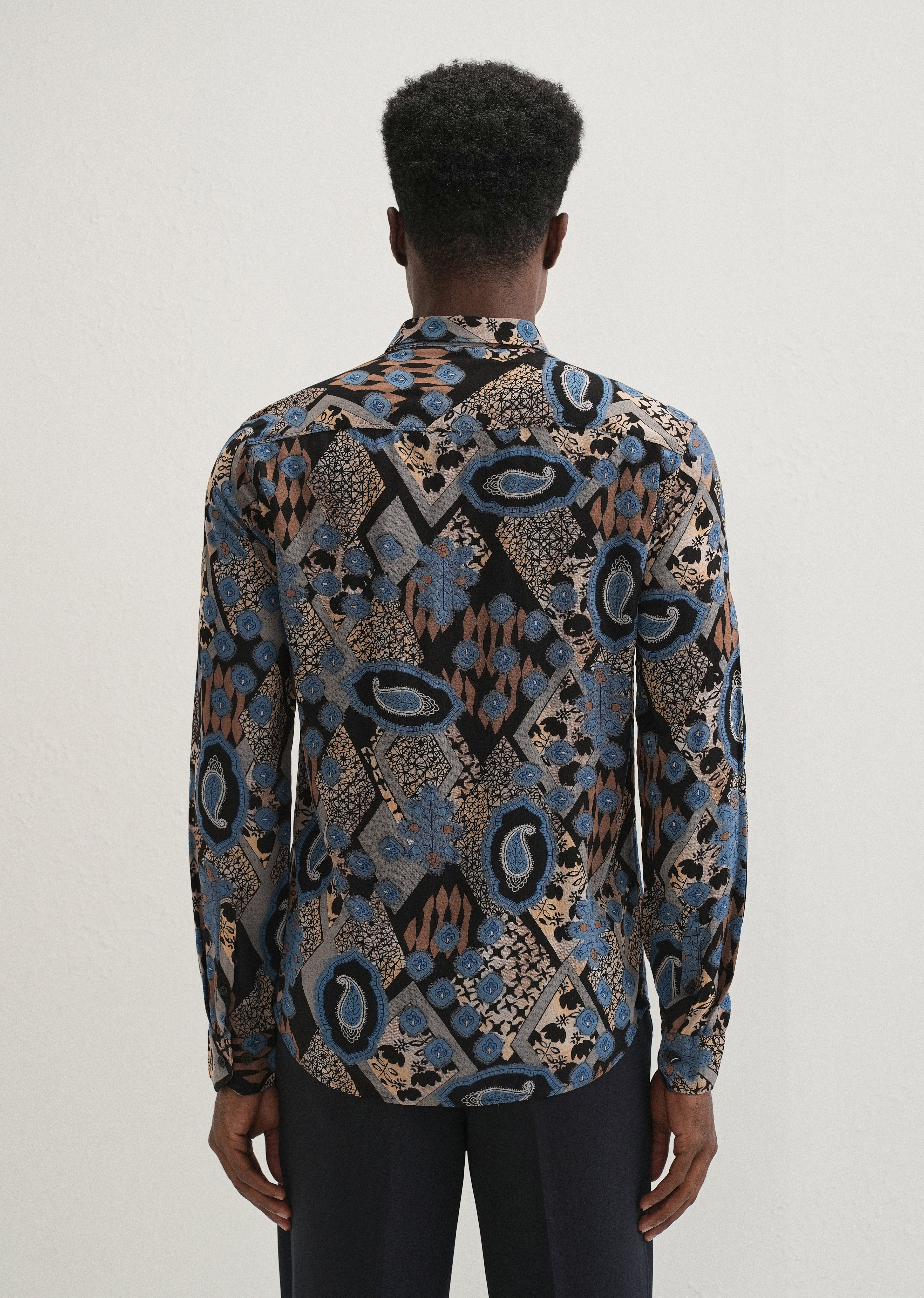 Blue Feather Shirt - Image 3