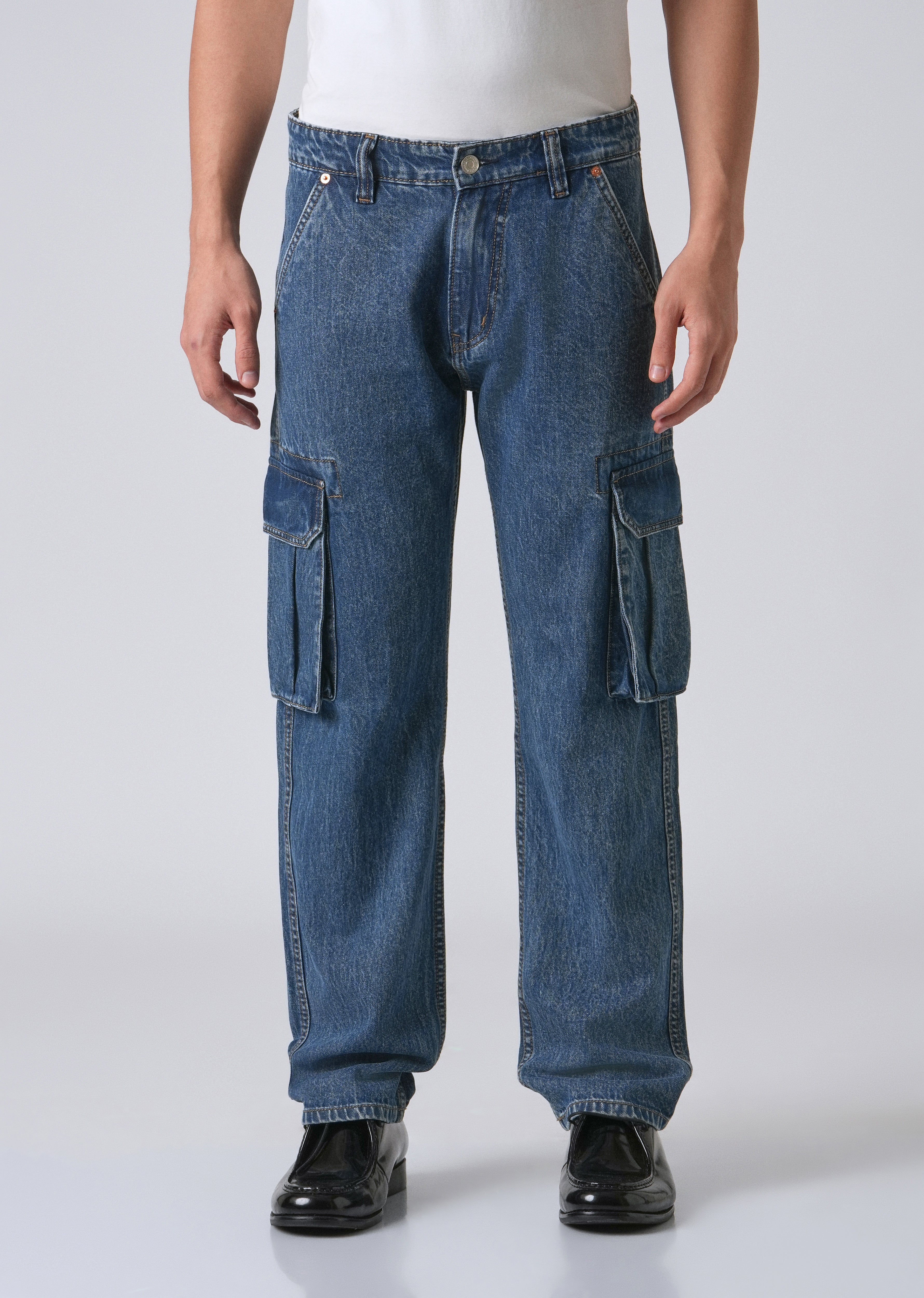 Blue Sapphire Baggy Denim - Image 3