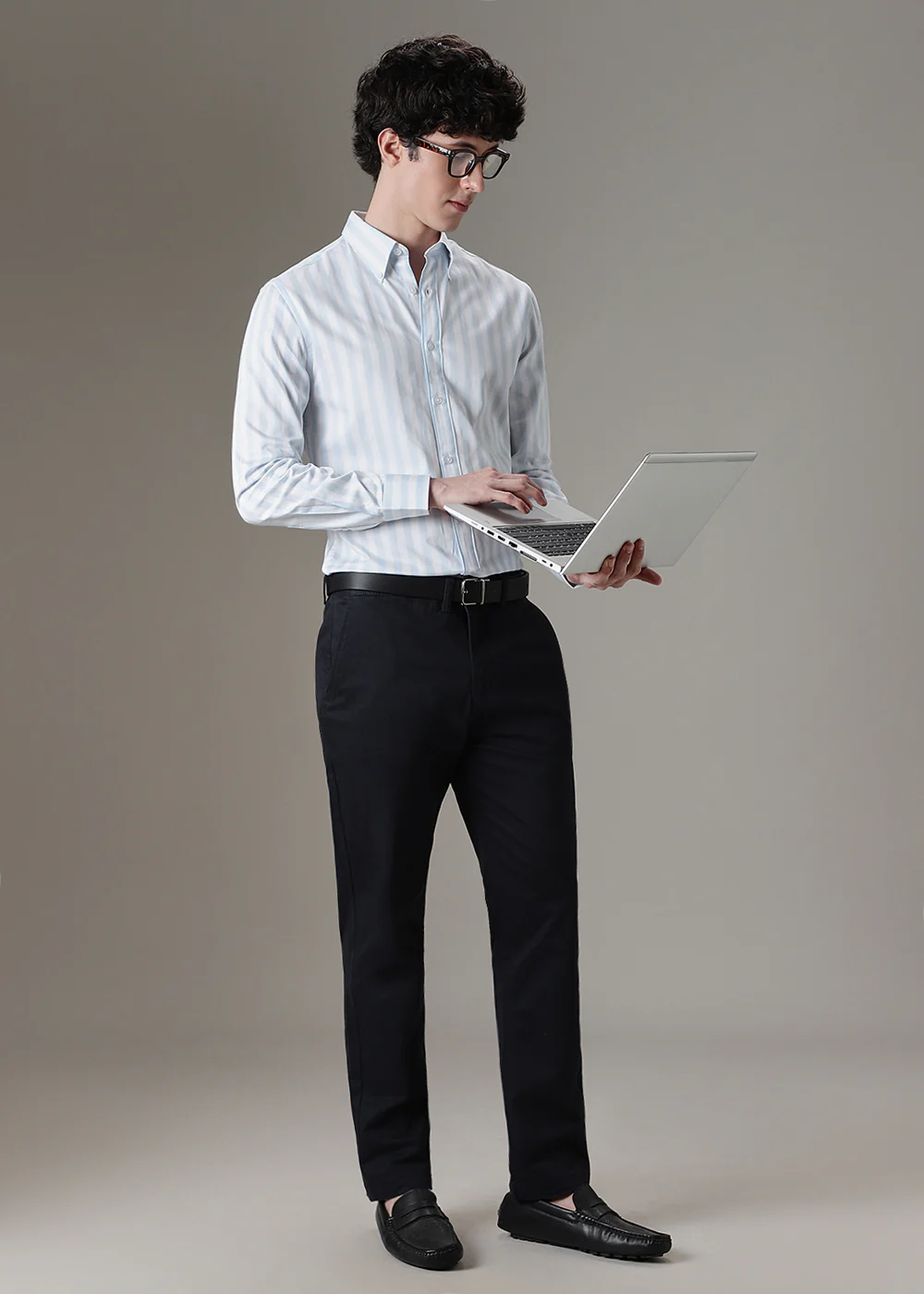 Blue Stripe Shirt - Image 6