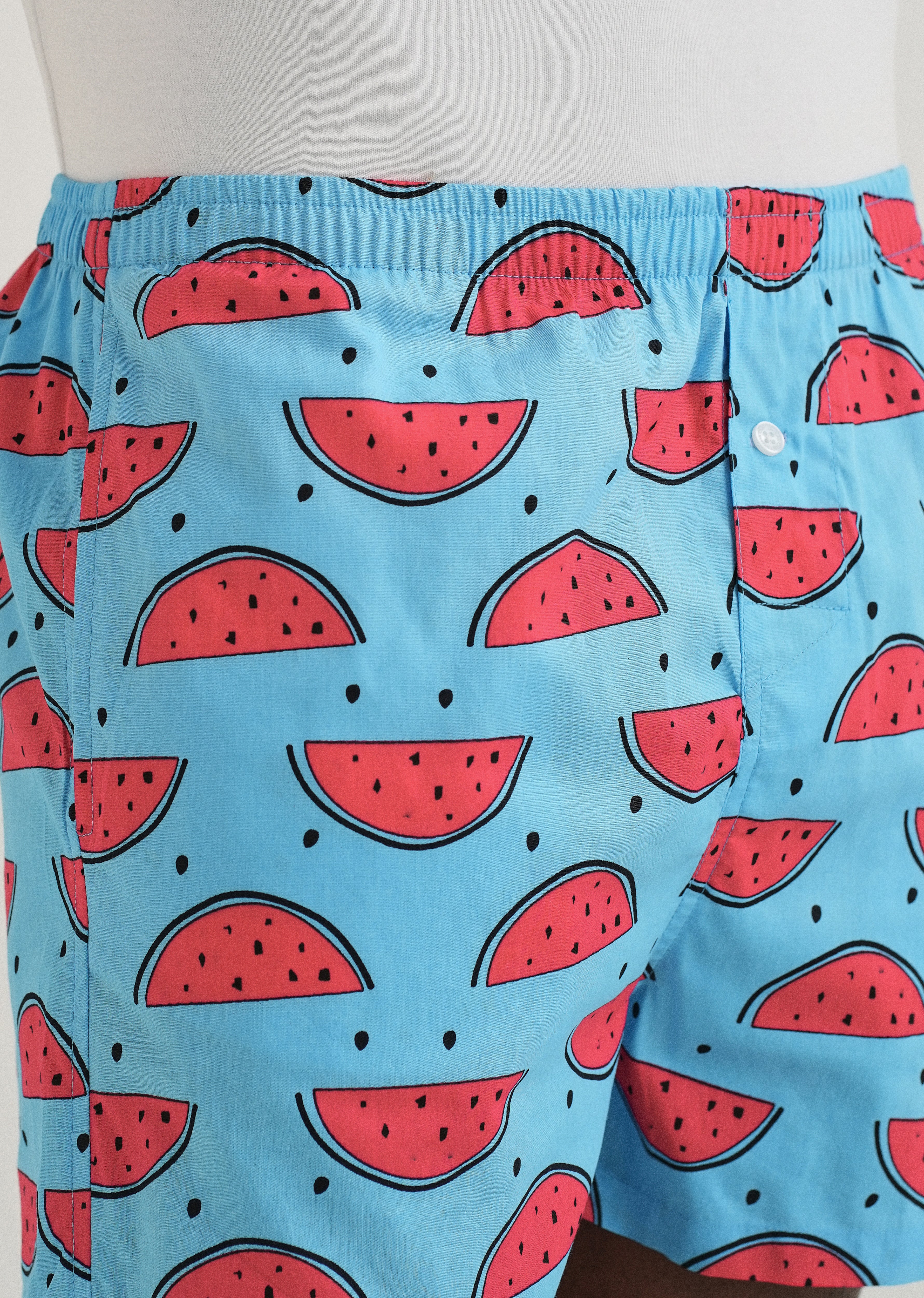Blue Watermelon Printed Boxer - Image 3
