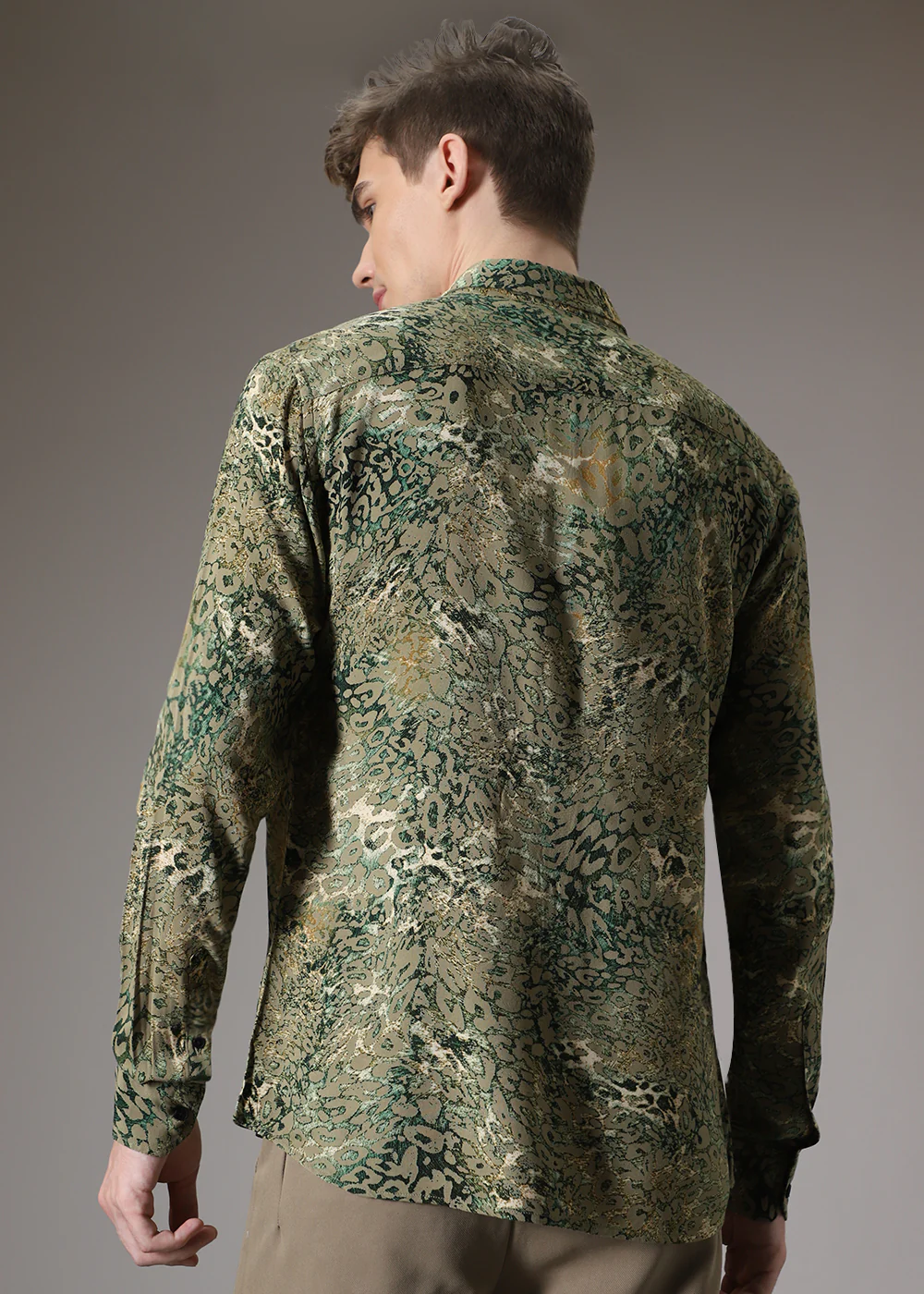 Boa Green Feather Shirt - Image 4