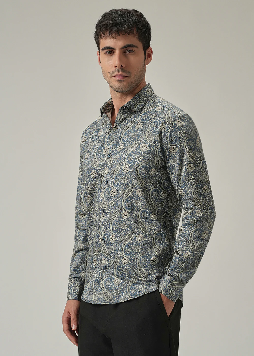 Bohemian Paisley Print Shirt - Image 4