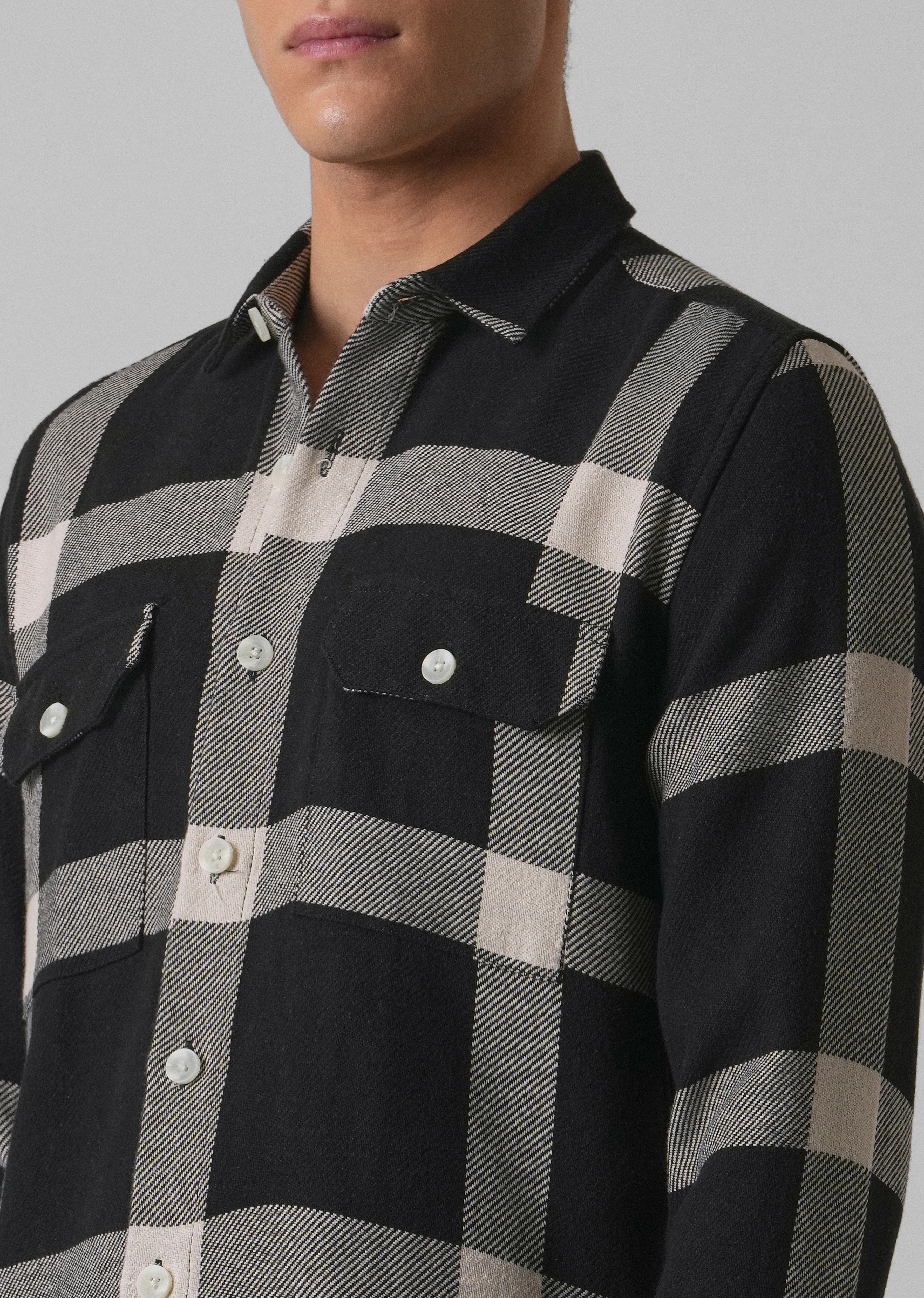 Bold Classic Brushed Cotton Check Shirt - Image 5
