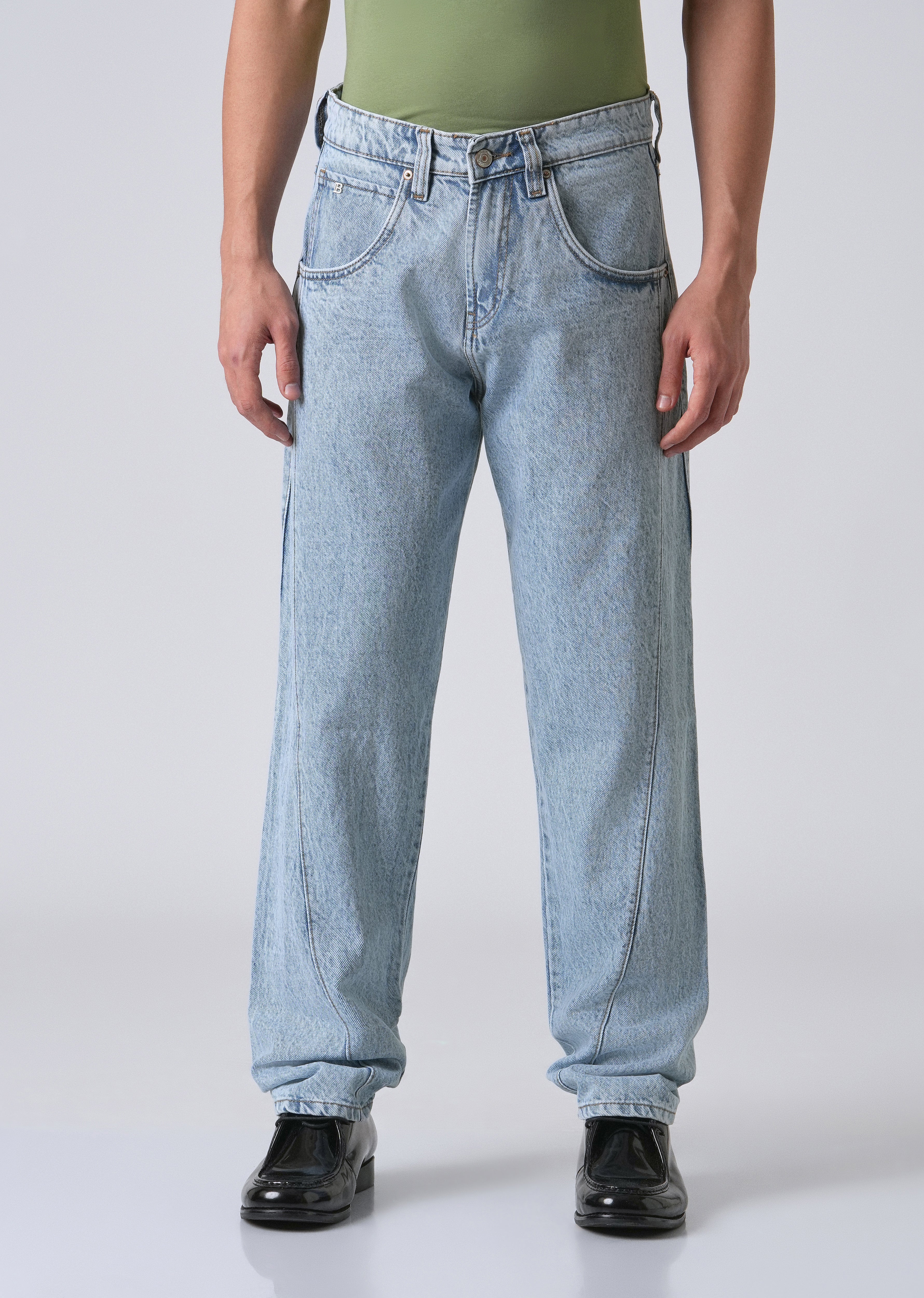 Breeze Blue Straight Fit Denim - Image 3