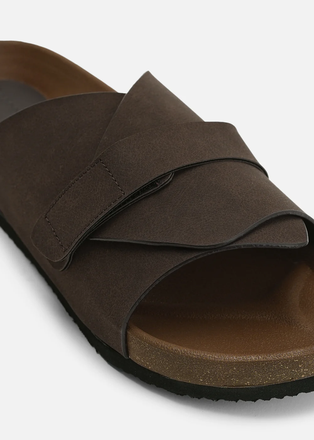 Brown Classic Cross-Over Sandals - Image 2