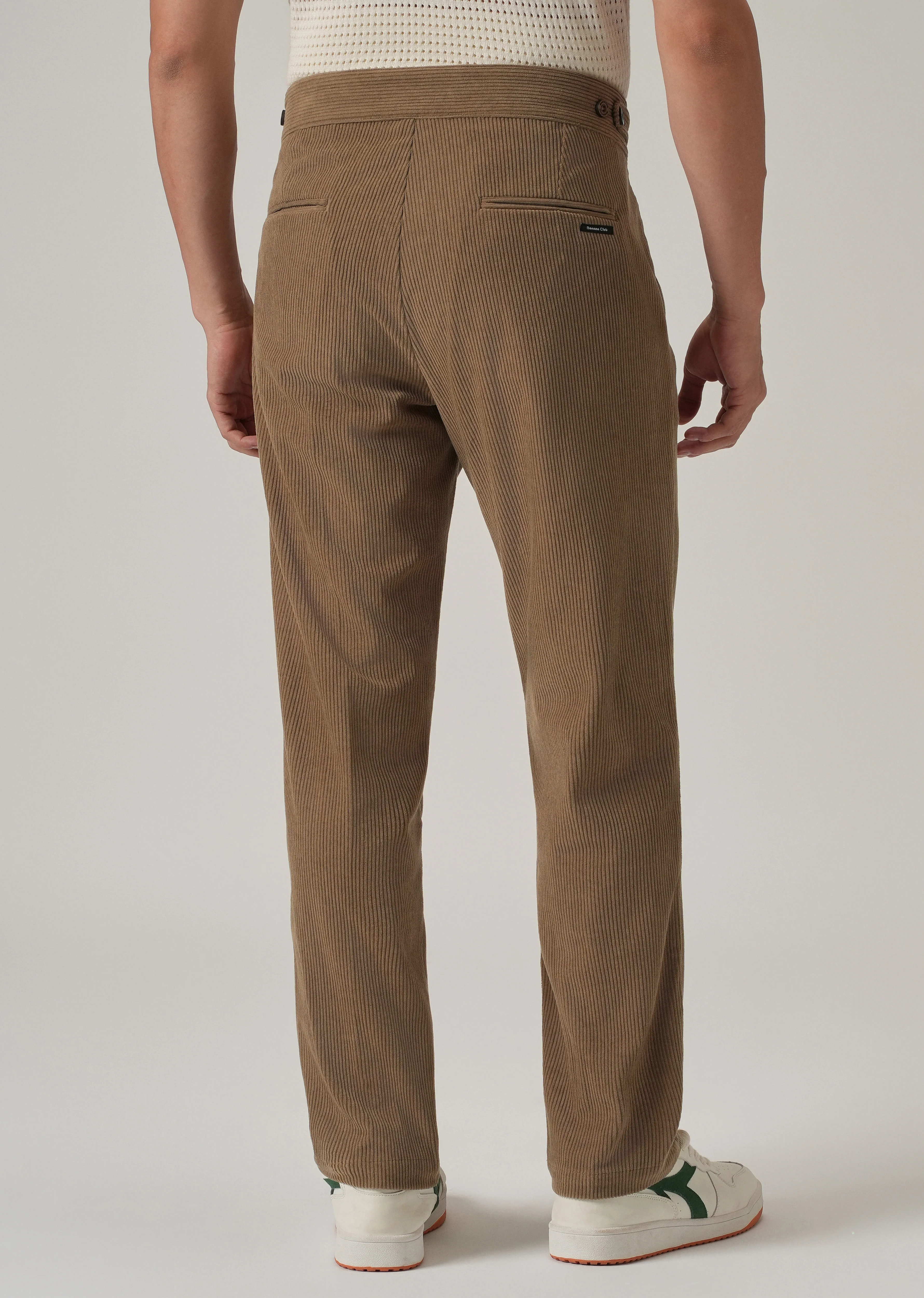 Brown Corduroy Gurkha Pants - Image 2