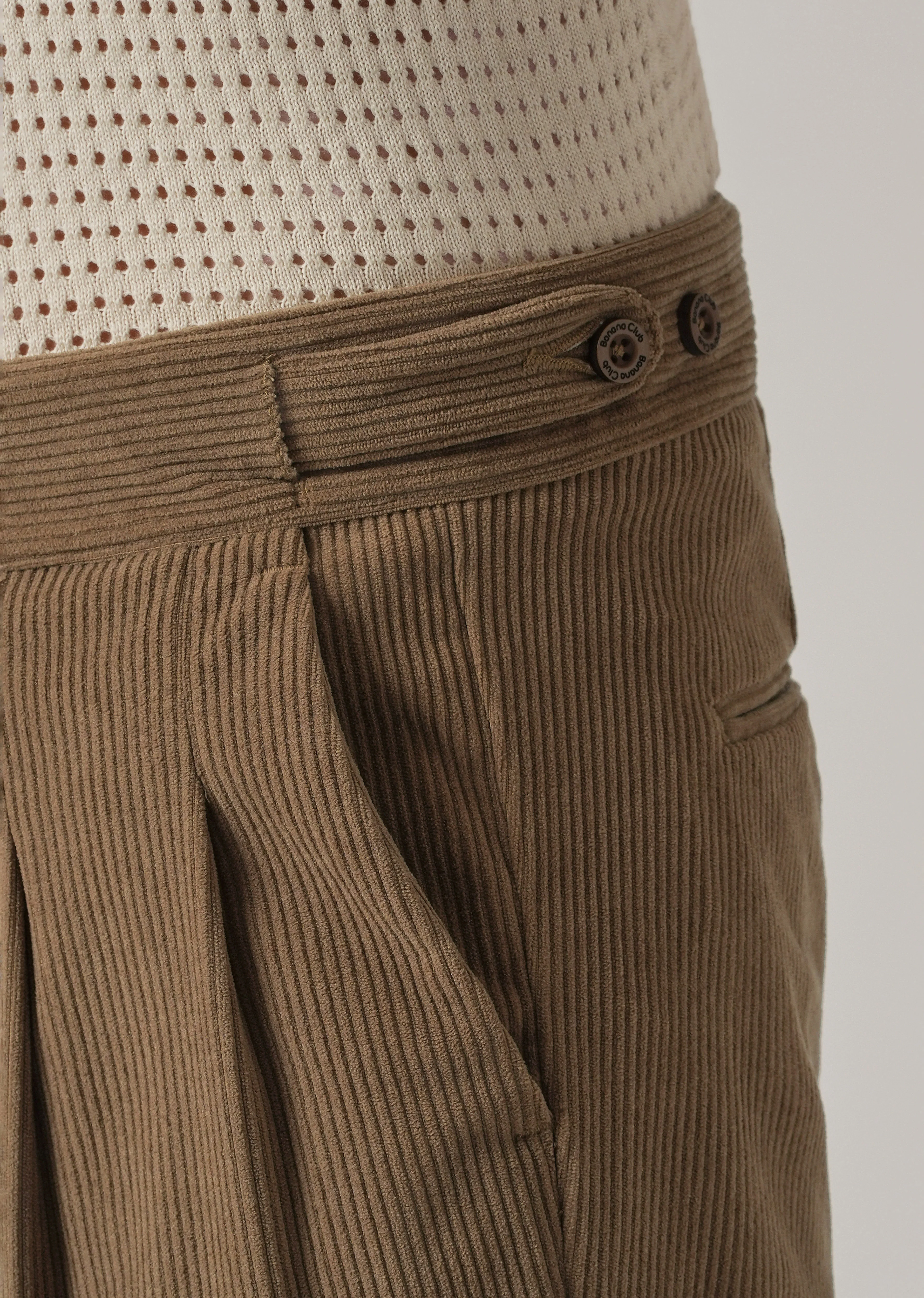 Brown Corduroy Gurkha Pants - Image 5