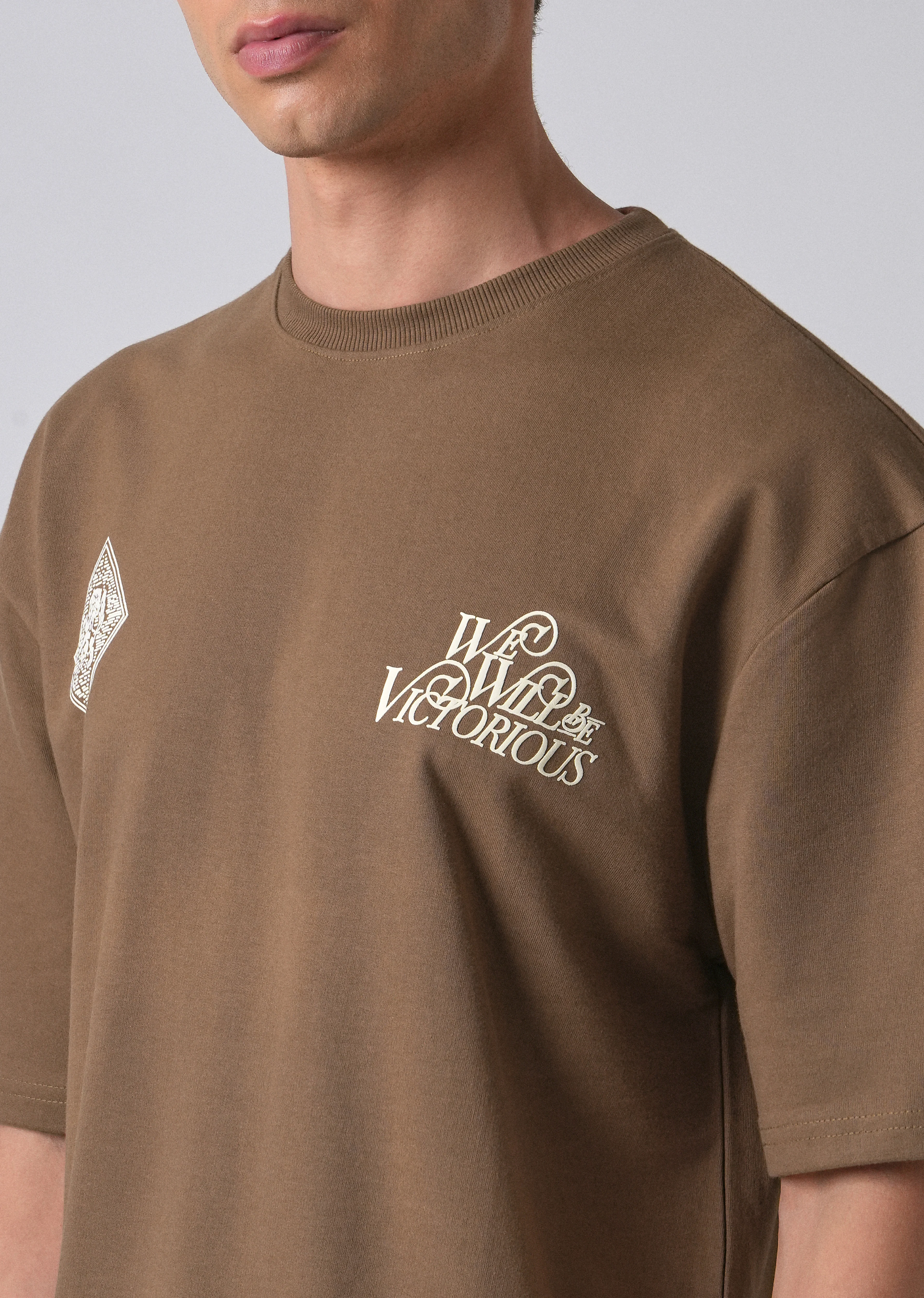 Brown Oversized T-shirt - Image 2