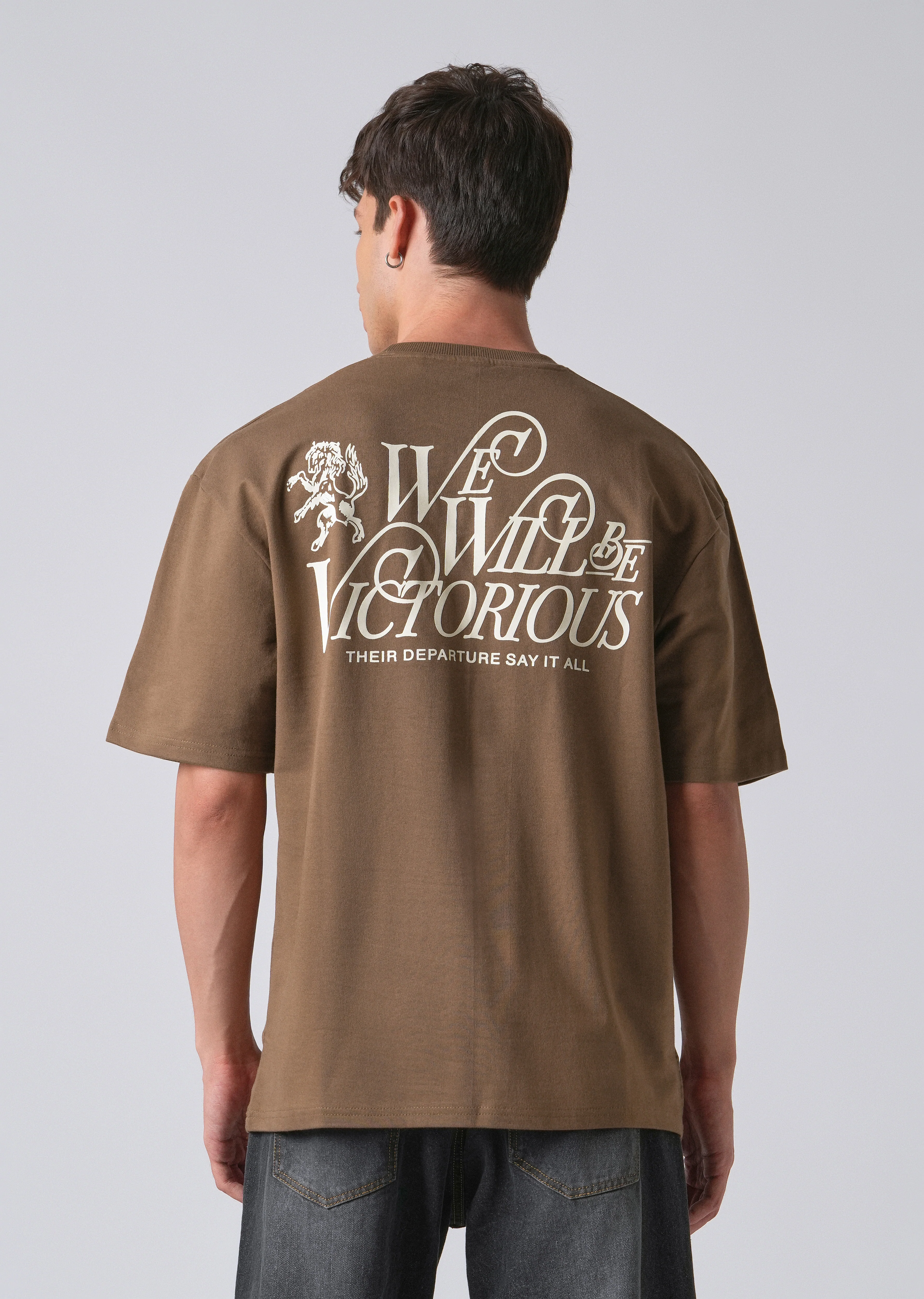 Brown Oversized T-shirt - Image 5